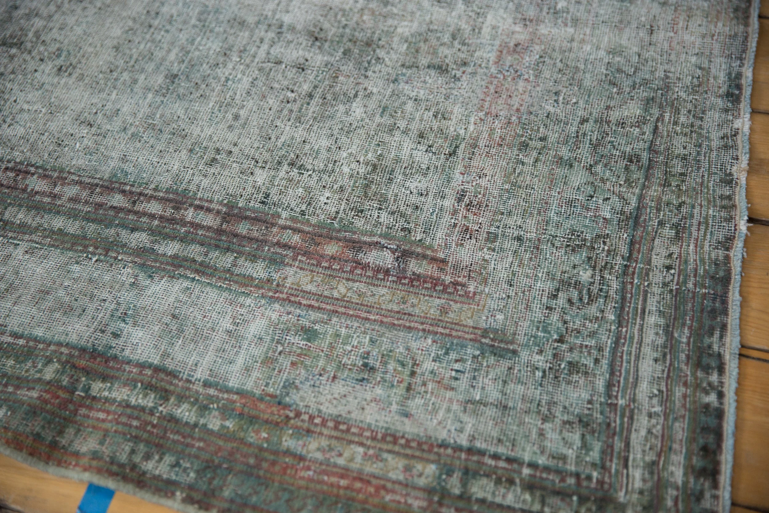 6x13 Vintage Distressed Malayer Carpet - Image 7