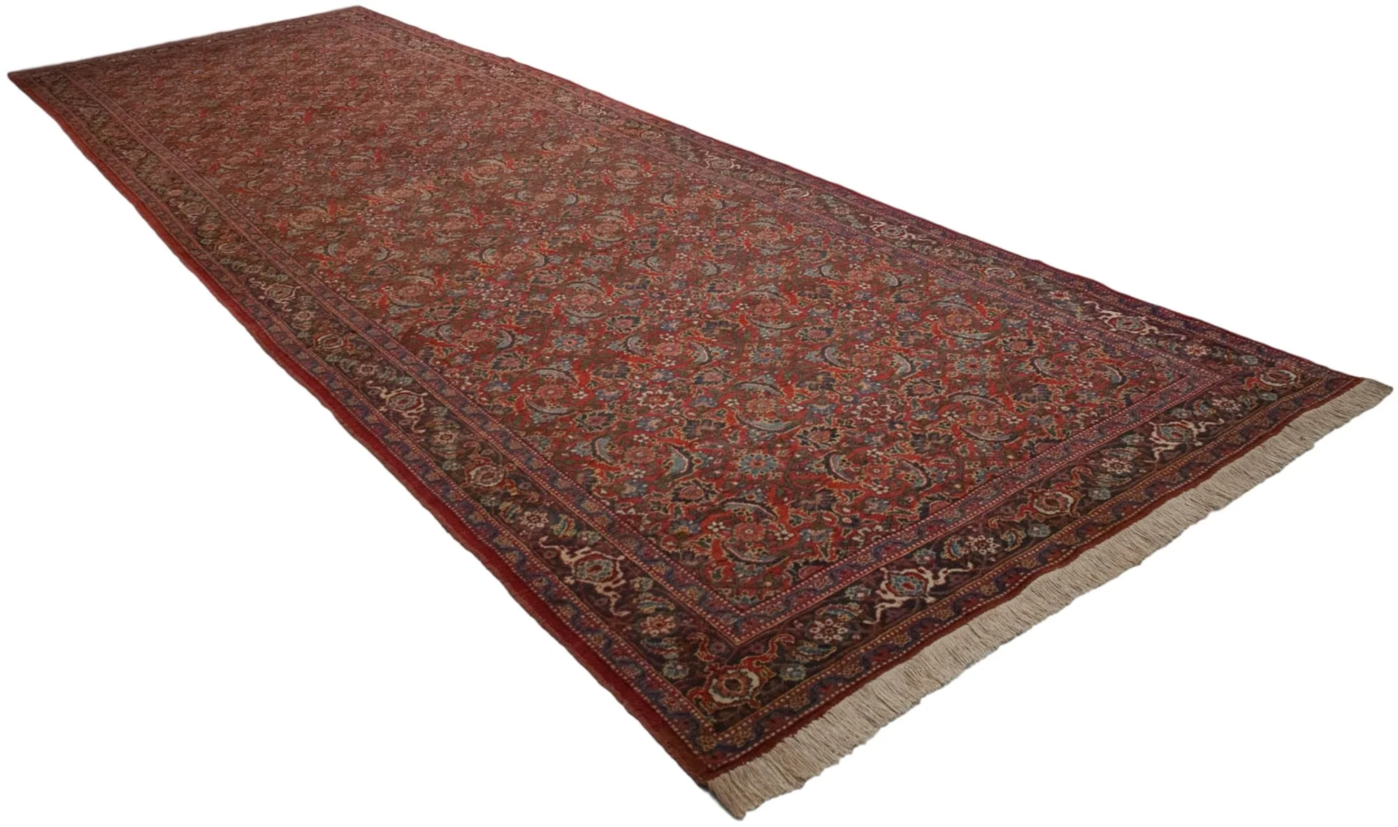 6x18 Vintage Tabriz Carpet - Image 2