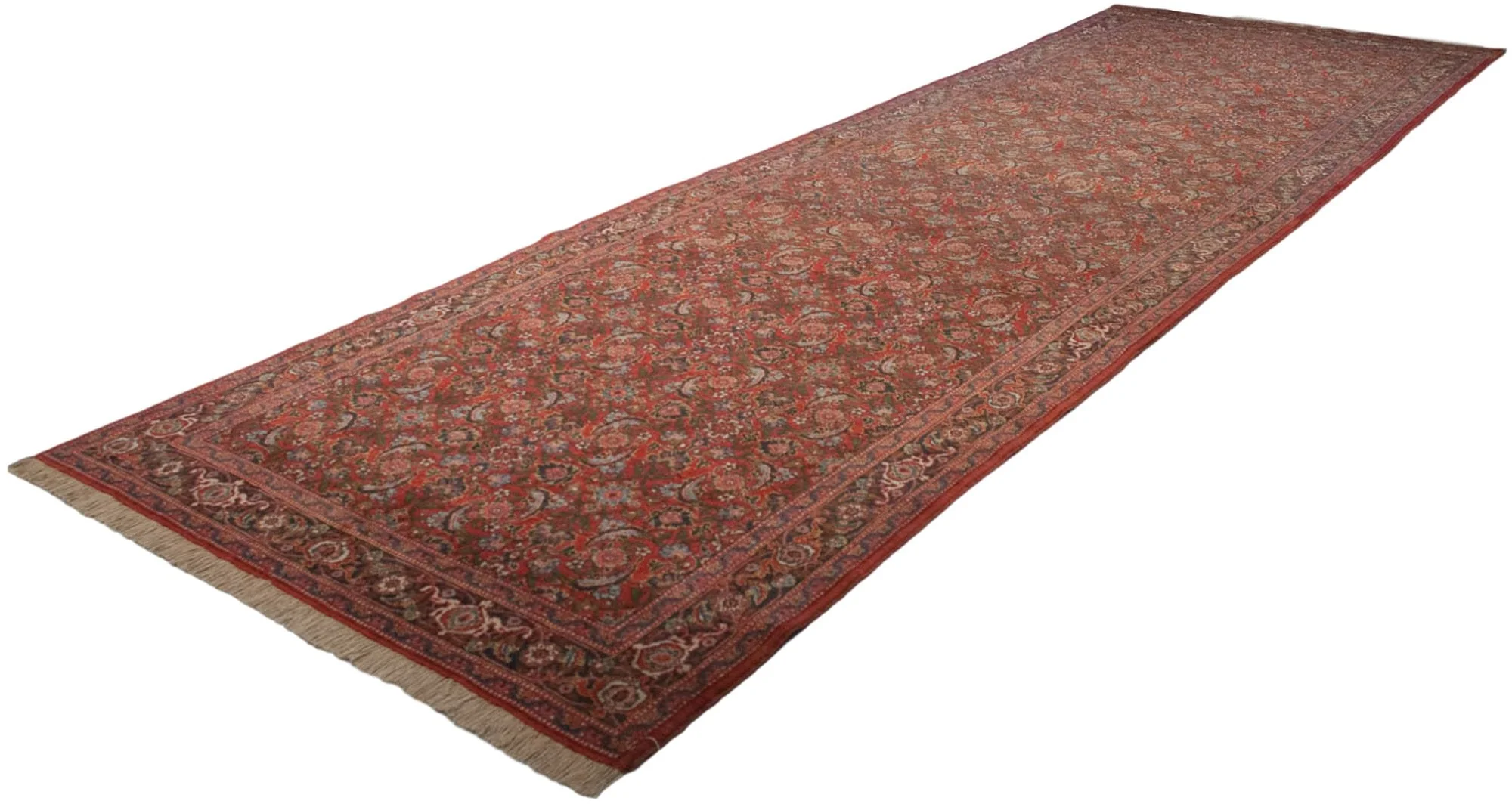 6x18 Vintage Tabriz Carpet - Image 3