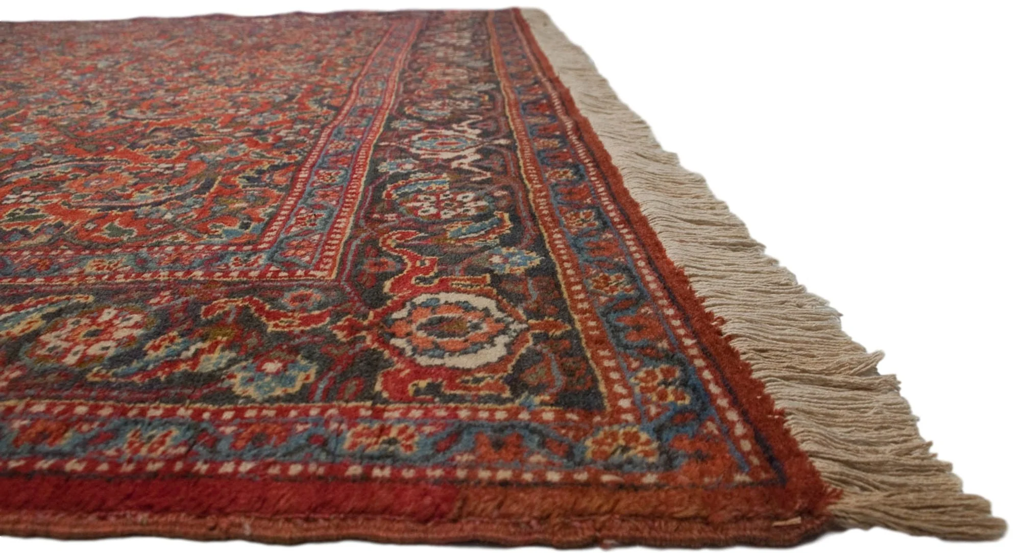 6x18 Vintage Tabriz Carpet - Image 4