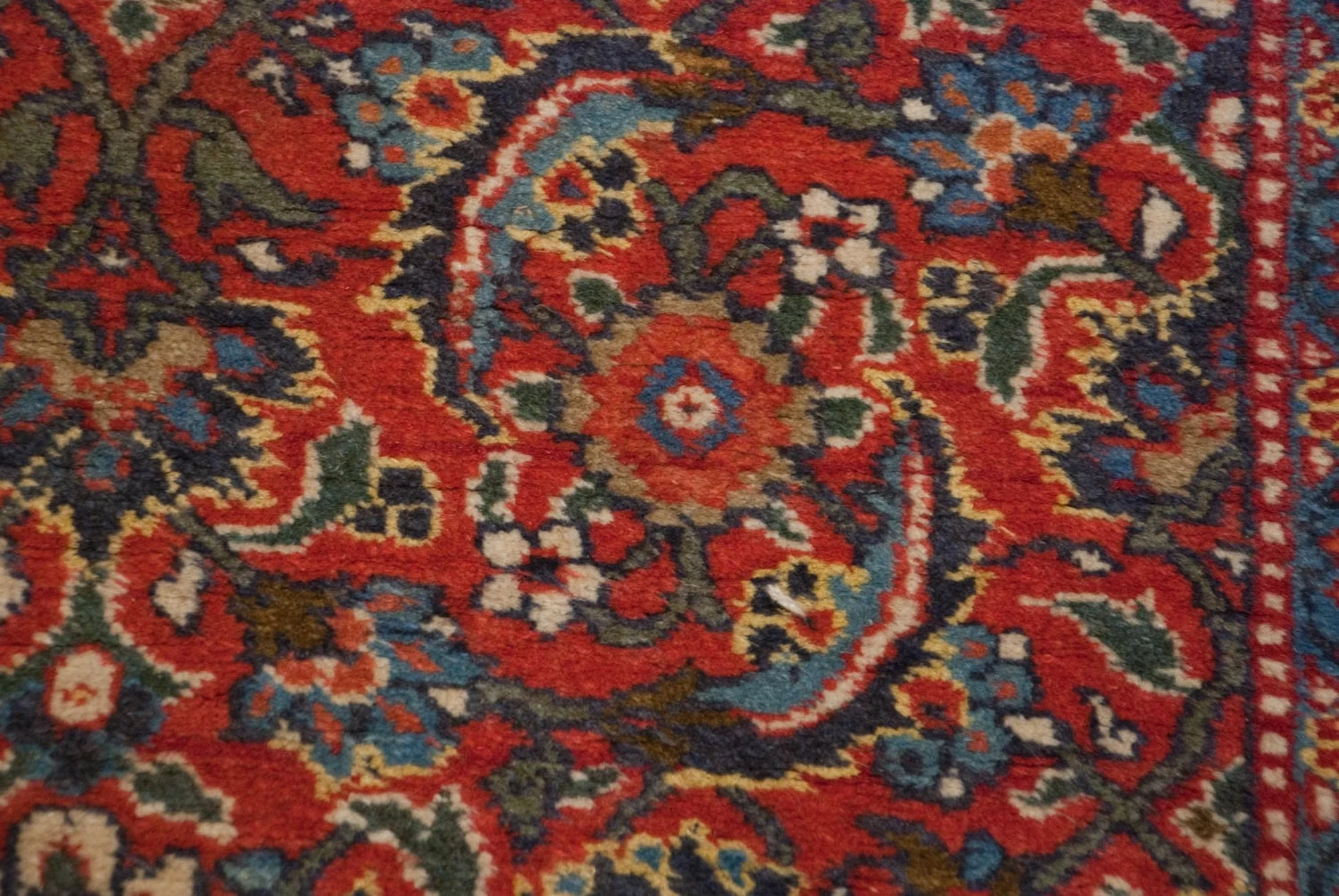 6x18 Vintage Tabriz Carpet - Image 6