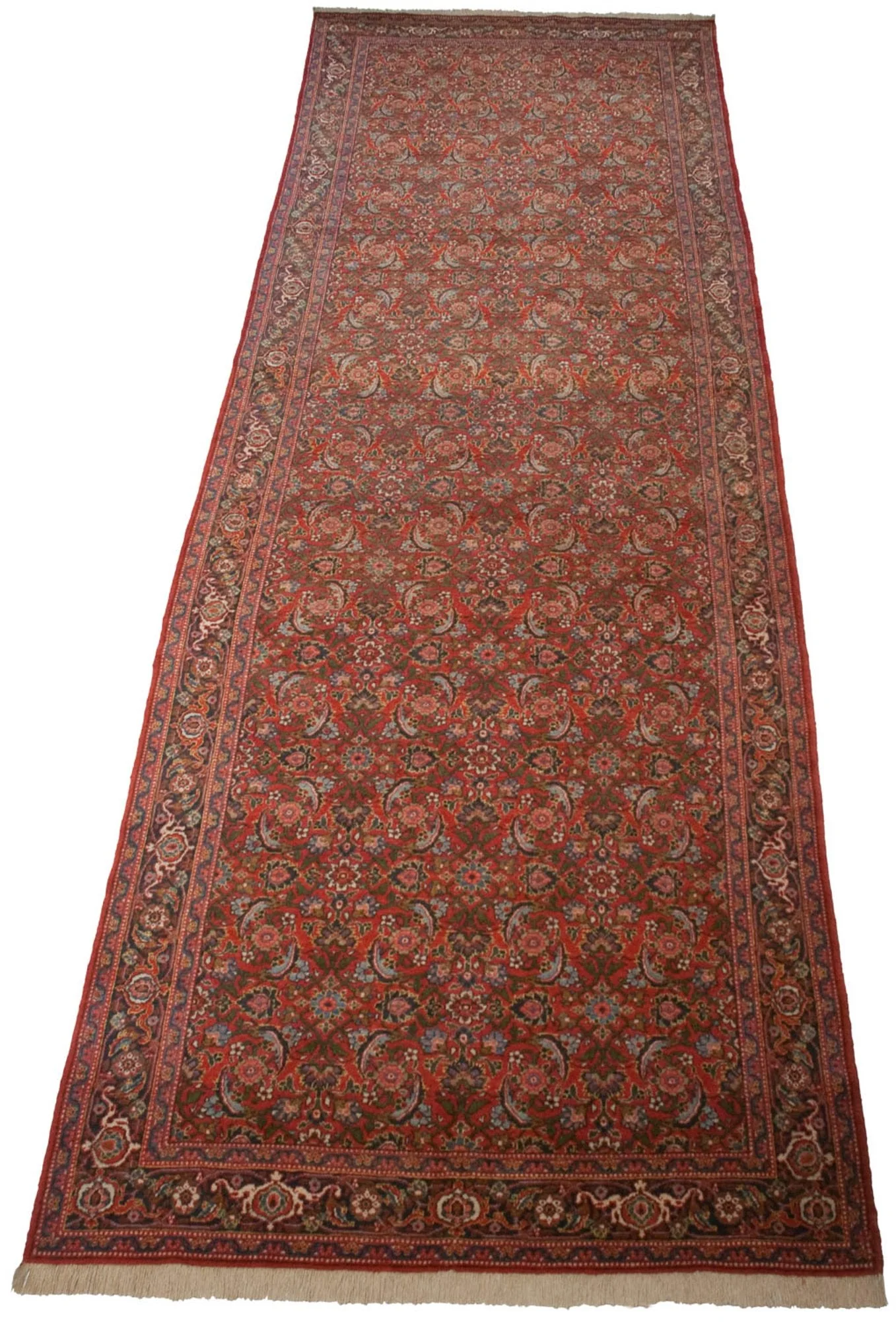 6x18 Vintage Tabriz Carpet - Image 9