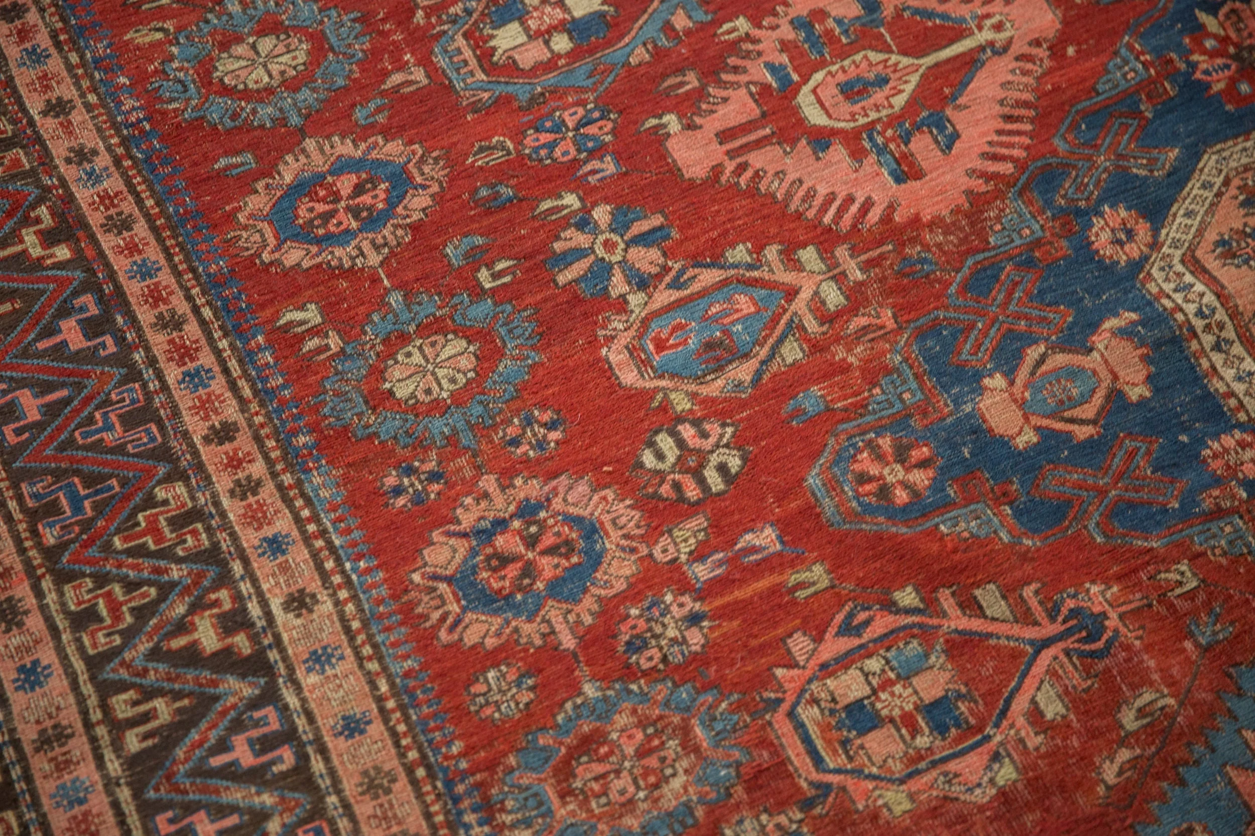 6x7.5 Antique Caucasian Soumac Carpet - Image 8