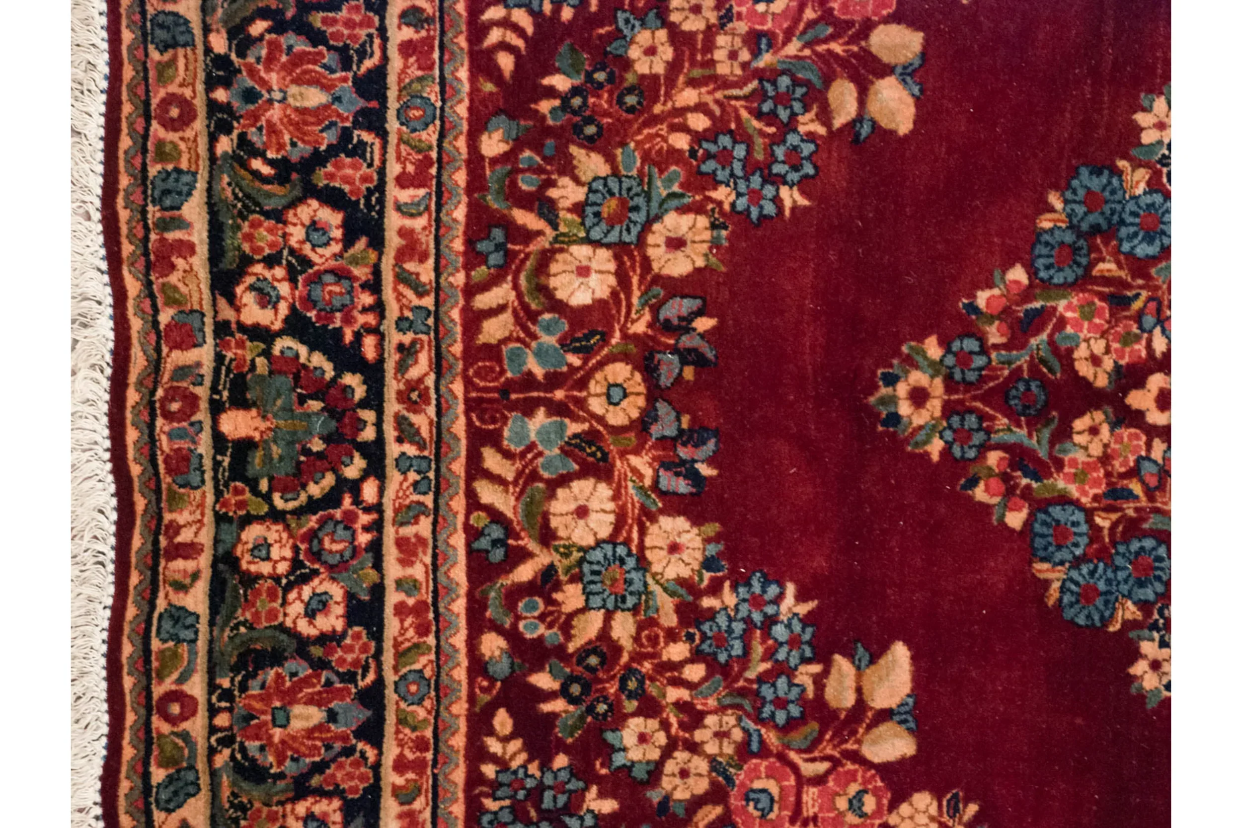 6x7.5 Vintage Sarouk Carpet - Image 3