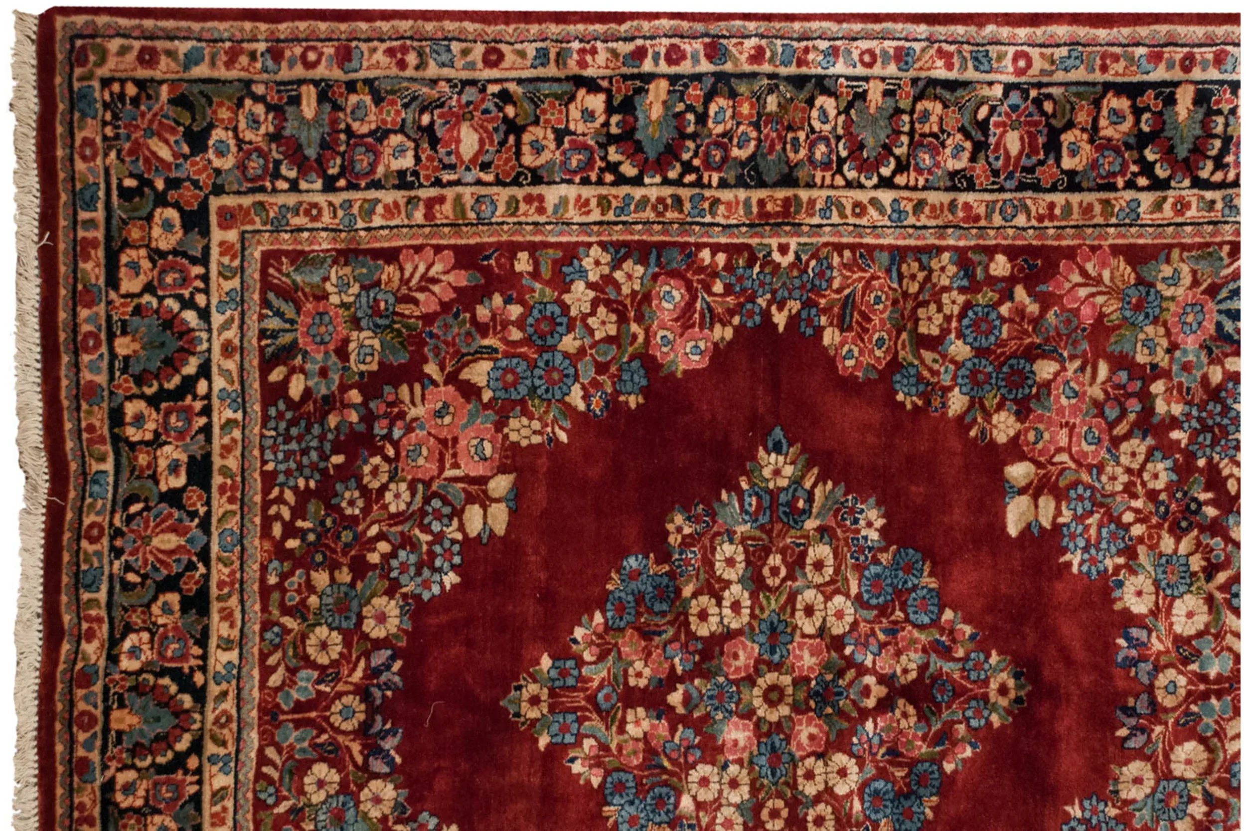 6x7.5 Vintage Sarouk Carpet - Image 5