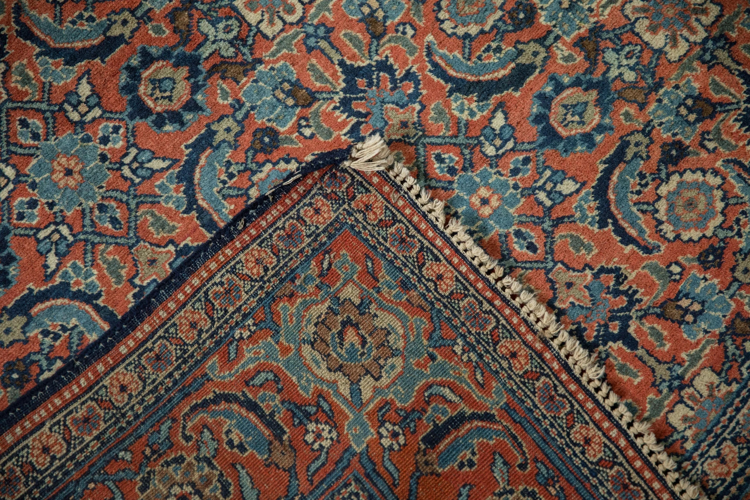 6x7.5 Vintage Tabriz Carpet - Image 10
