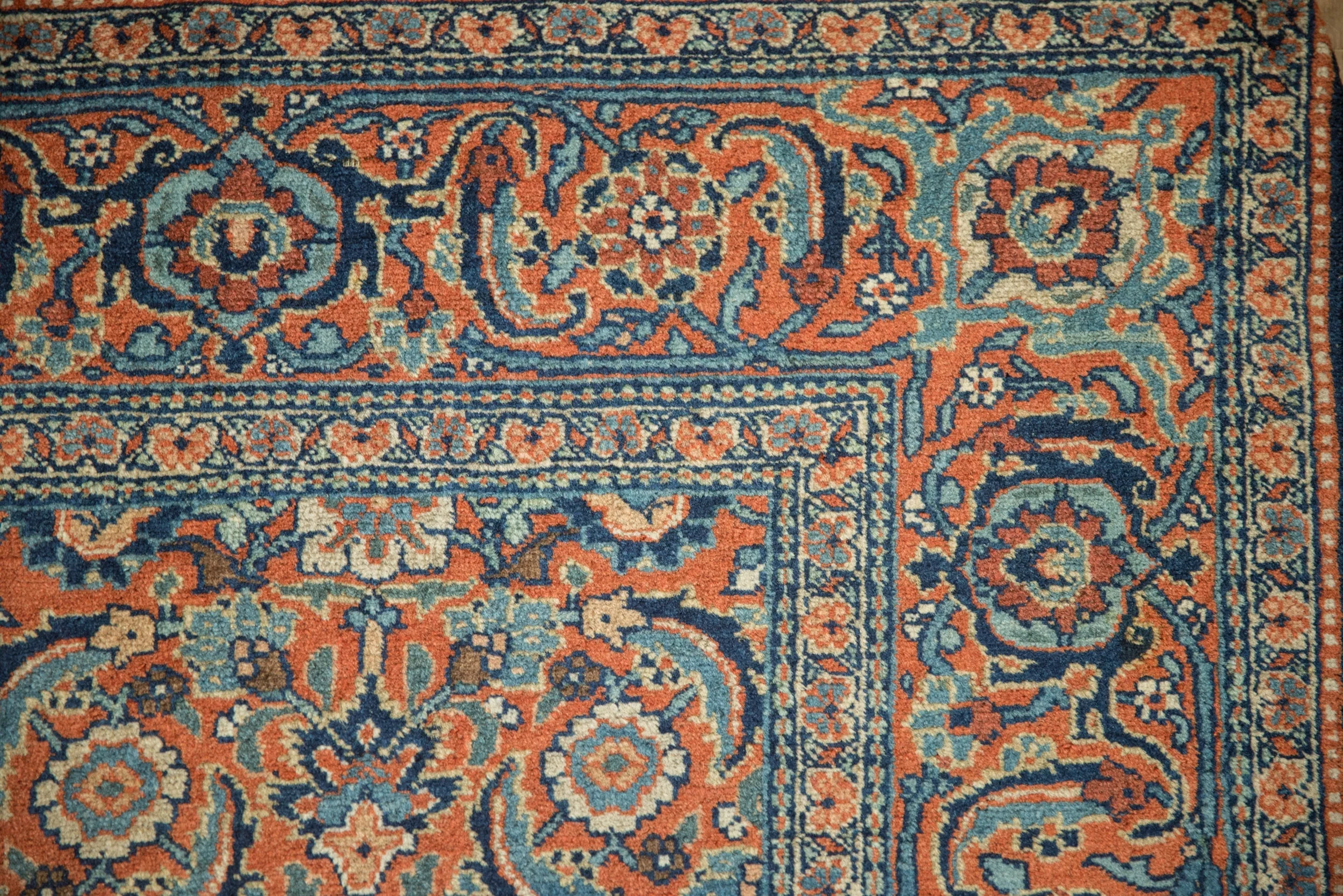 6x7.5 Vintage Tabriz Carpet - Image 3