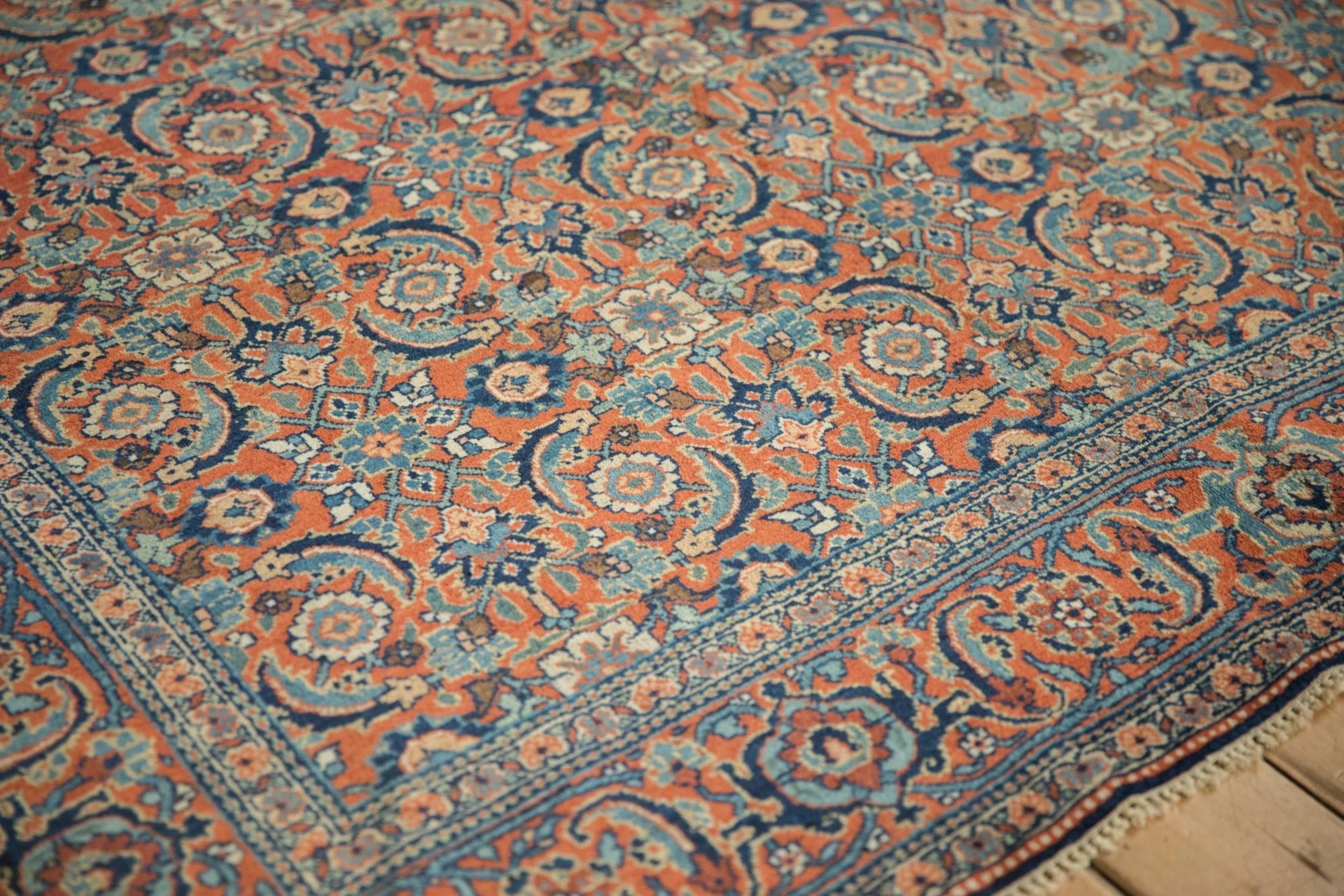 6x7.5 Vintage Tabriz Carpet - Image 5