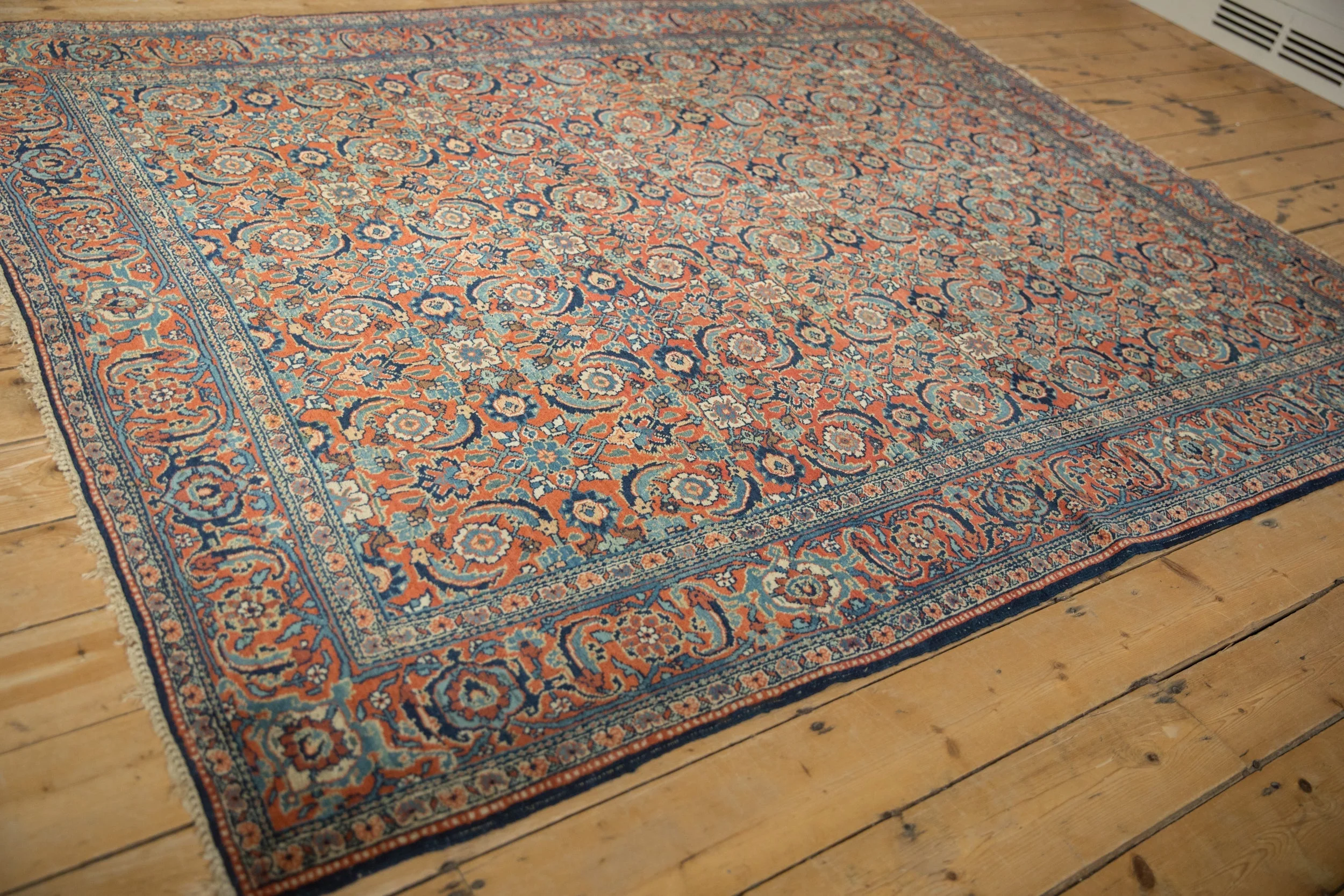 6x7.5 Vintage Tabriz Carpet - Image 7