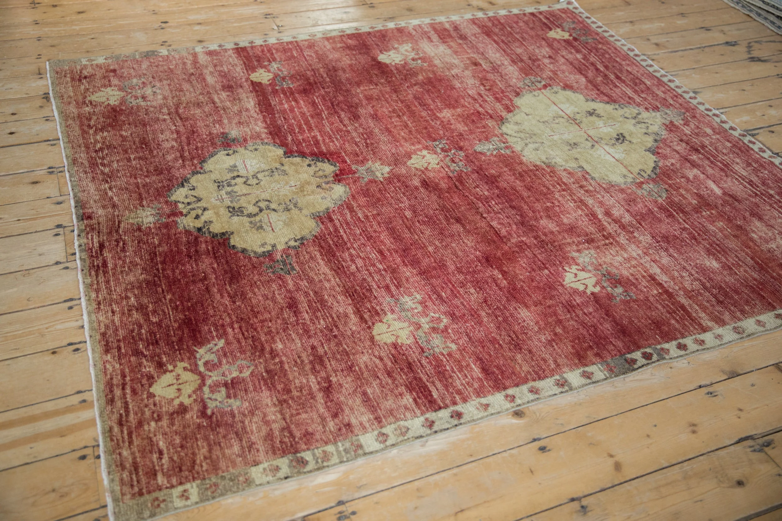 6x7 Vintage Fragment Kars Square Carpet - Image 7
