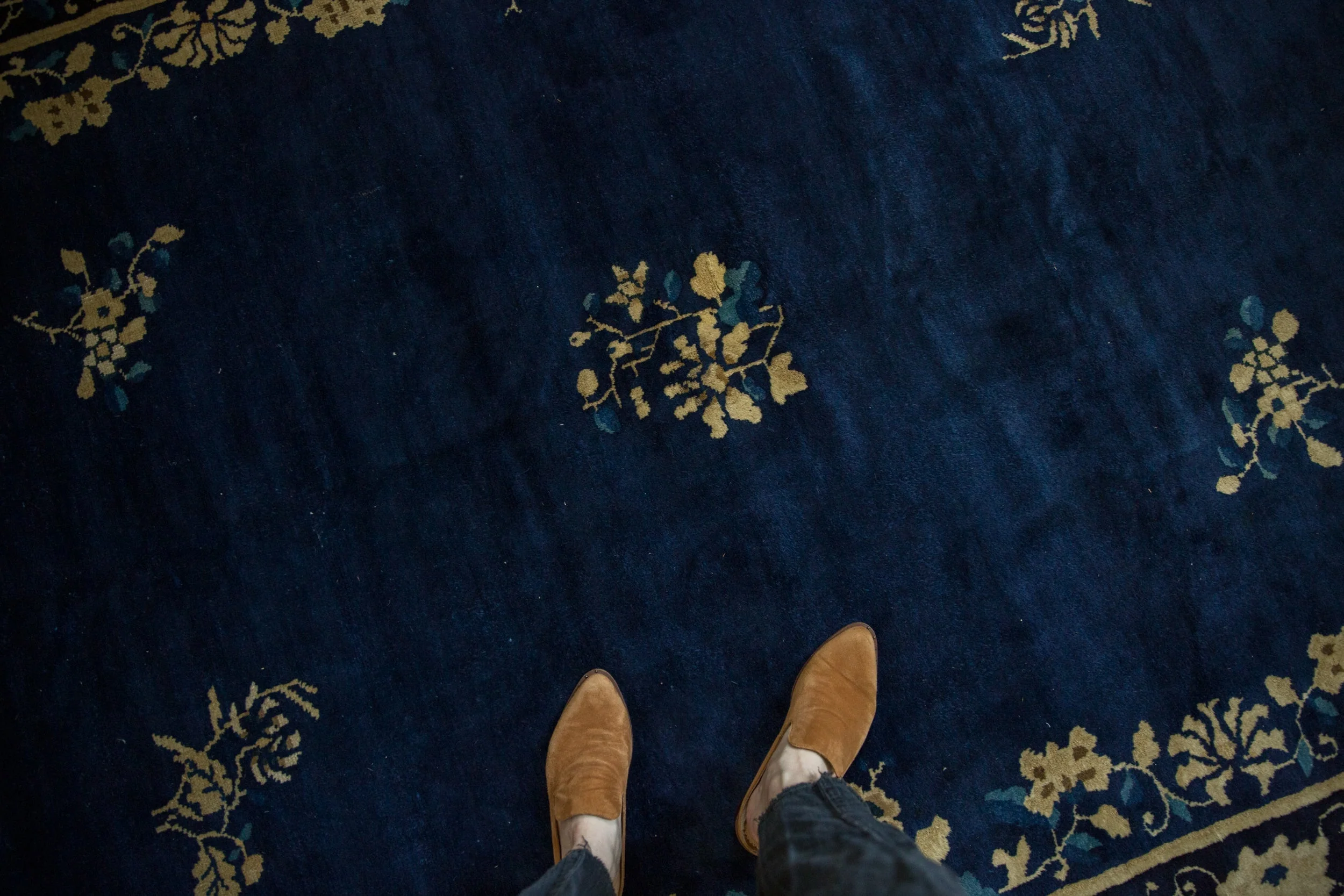 6x8.5 Antique Peking Carpet - Image 2