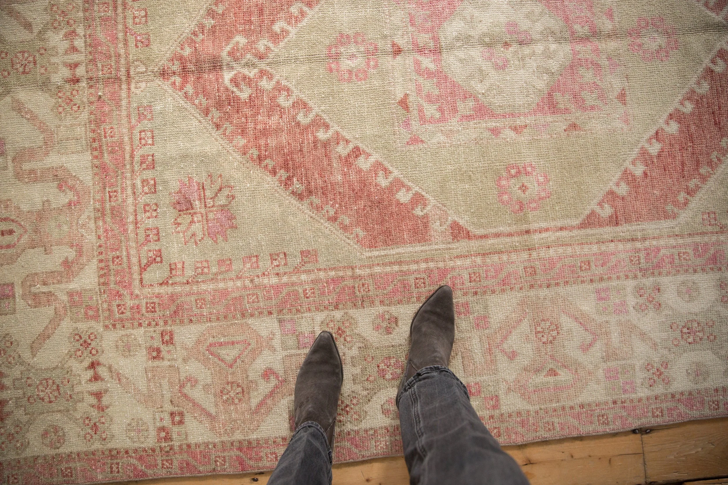 6x8.5 Vintage Distressed Oushak Carpet - Image 2