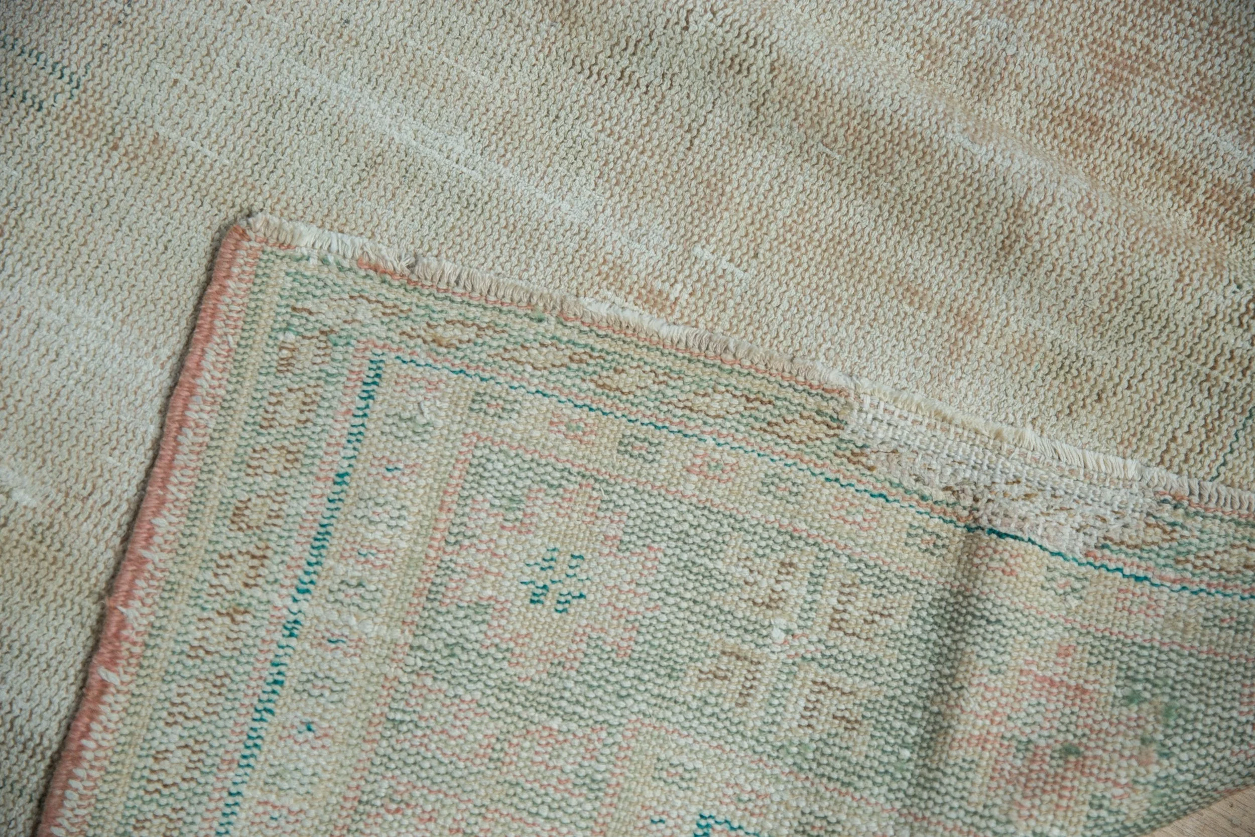 6x8.5 Vintage Distressed Oushak Carpet - Image 11