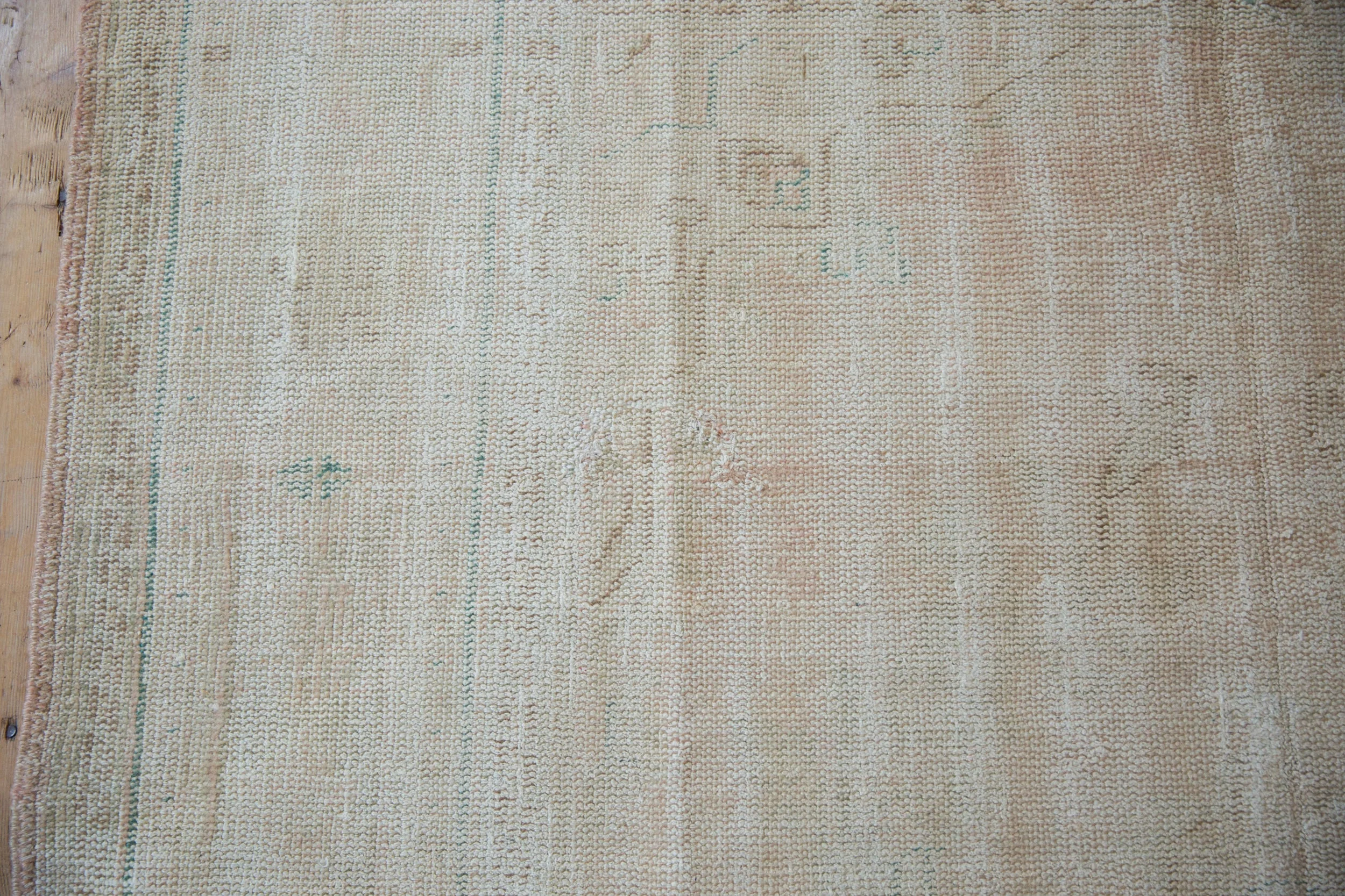 6x8.5 Vintage Distressed Oushak Carpet - Image 12