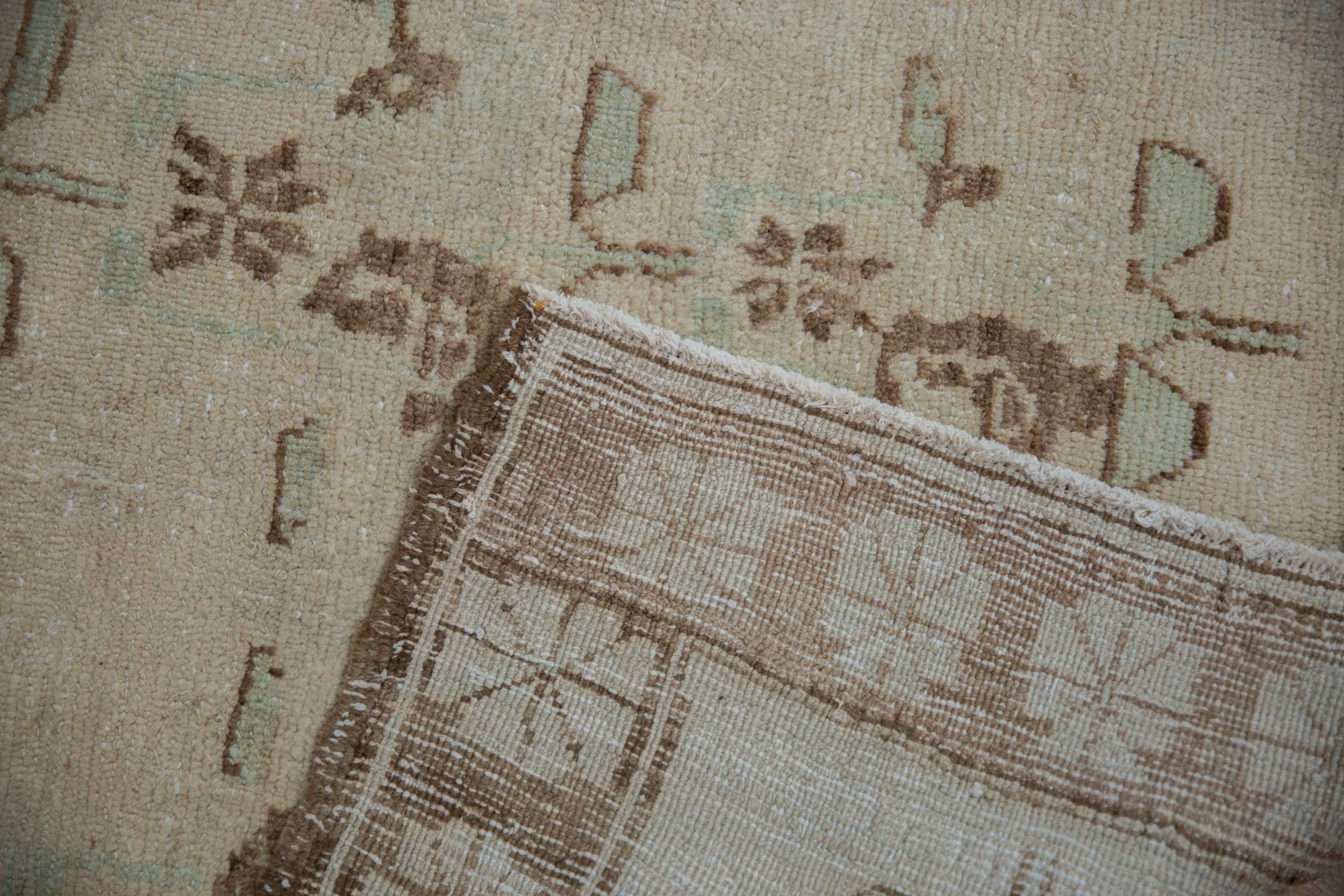 6x8.5 Vintage Distressed Oushak Carpet - Image 11