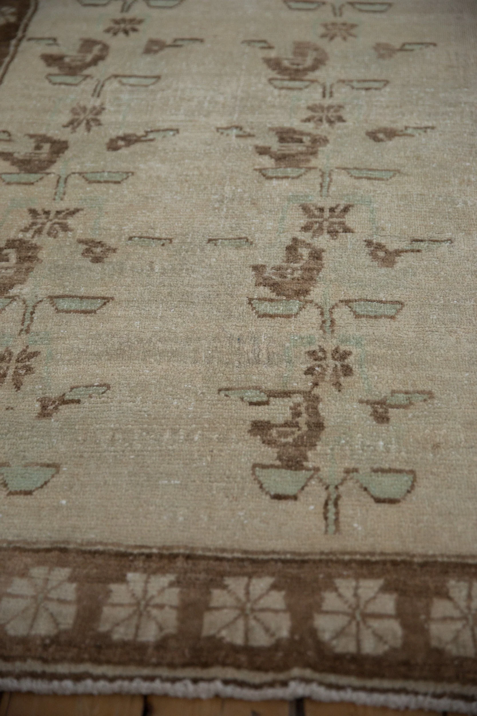 6x8.5 Vintage Distressed Oushak Carpet - Image 8
