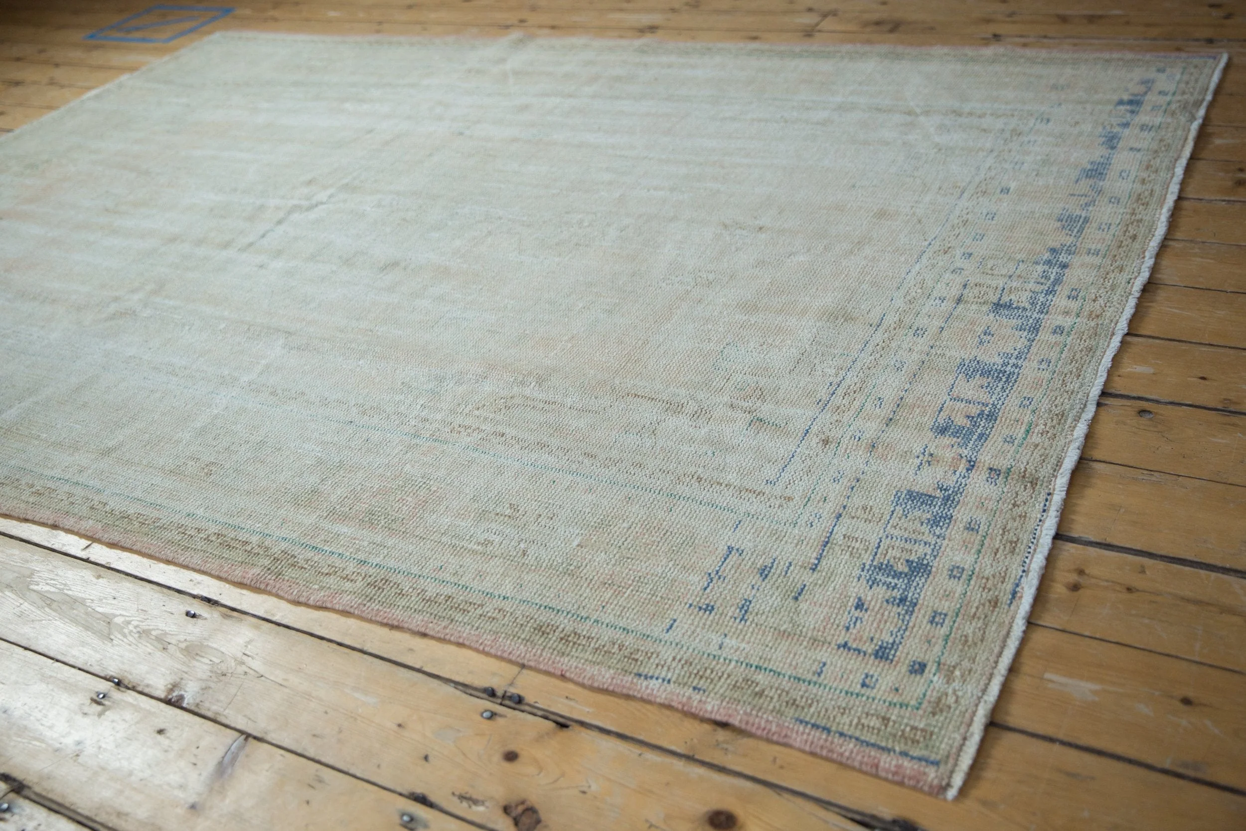 6x8.5 Vintage Distressed Oushak Carpet - Image 4