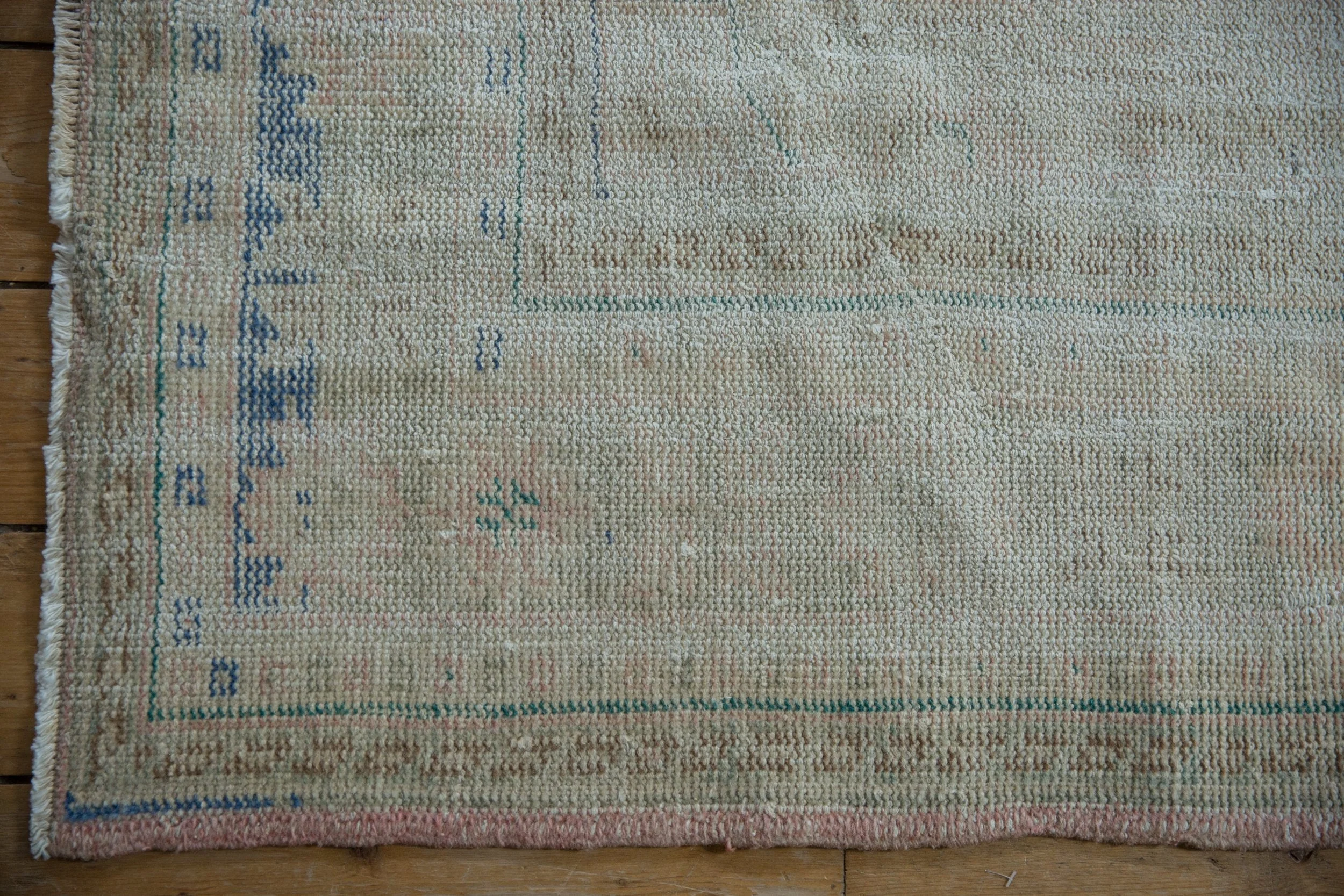 6x8.5 Vintage Distressed Oushak Carpet - Image 7