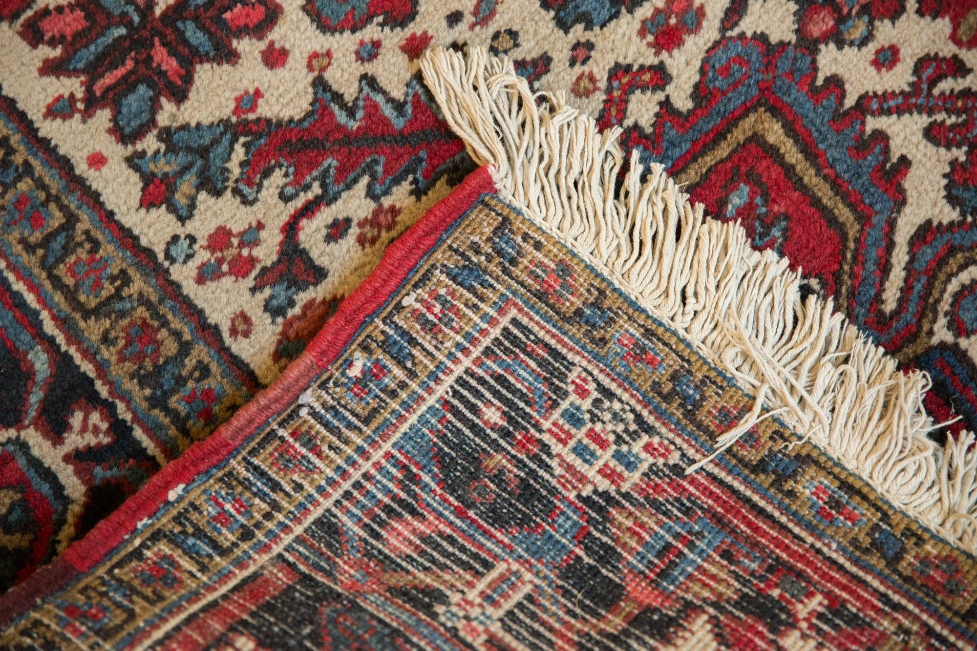 6x8.5 Vintage Heriz Carpet - Image 13