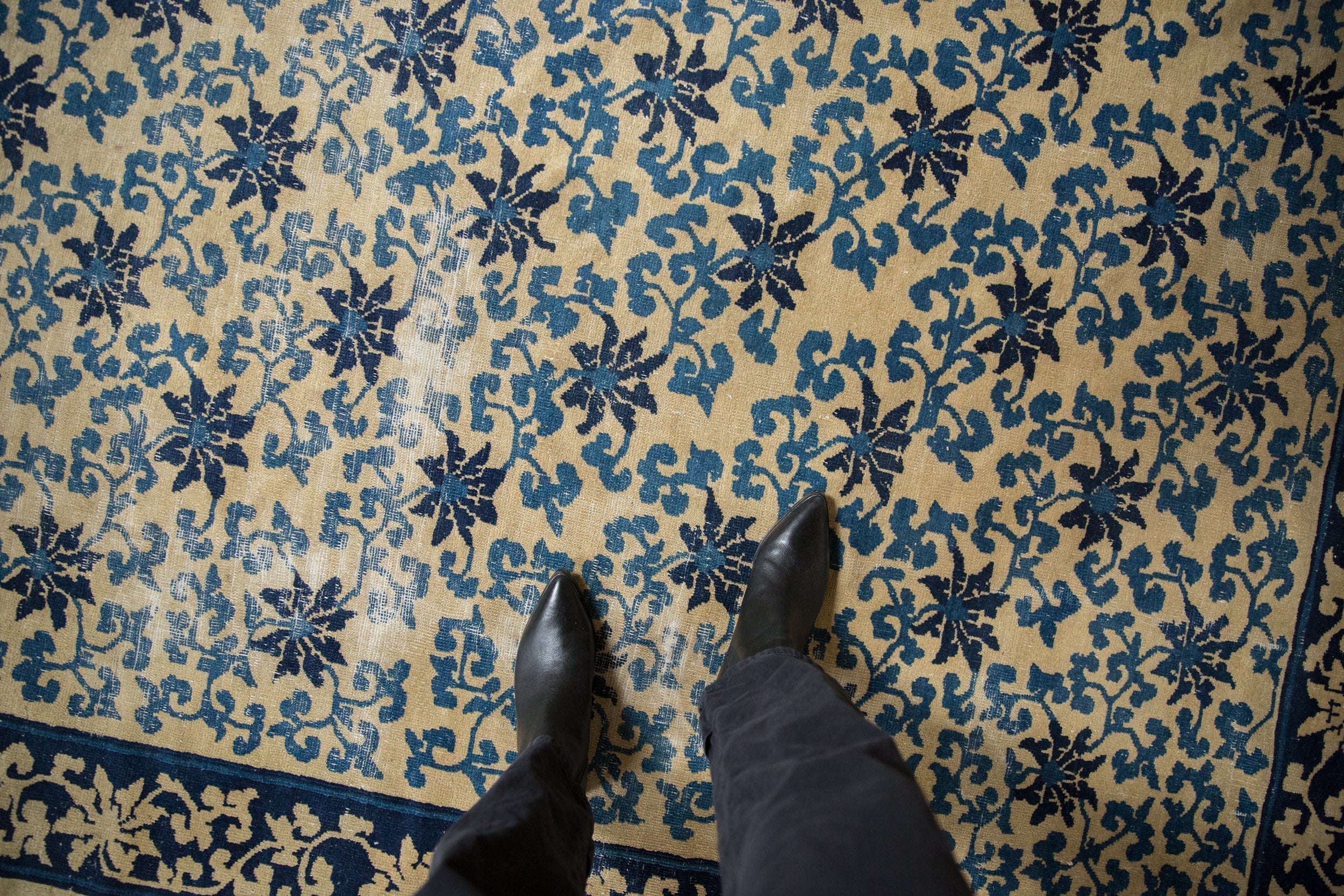 6x8 Antique Peking Carpet - Image 2