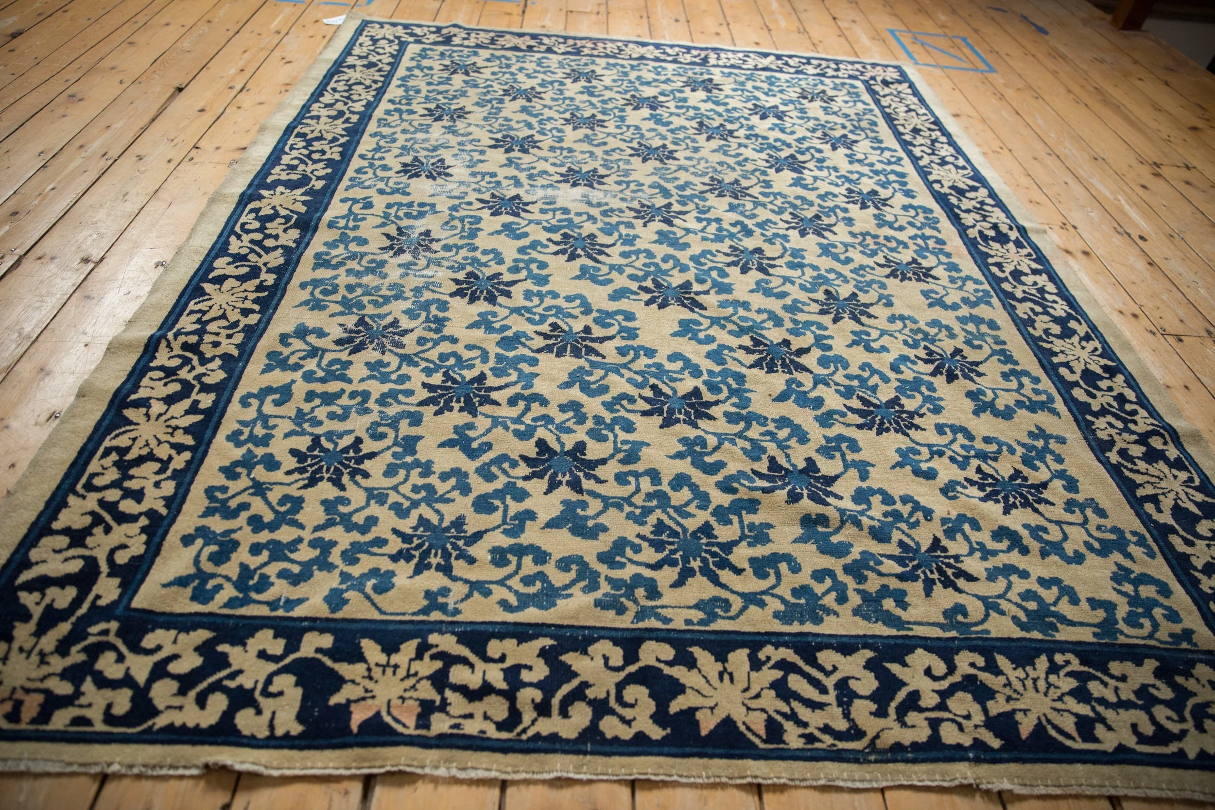 6x8 Antique Peking Carpet - Image 7