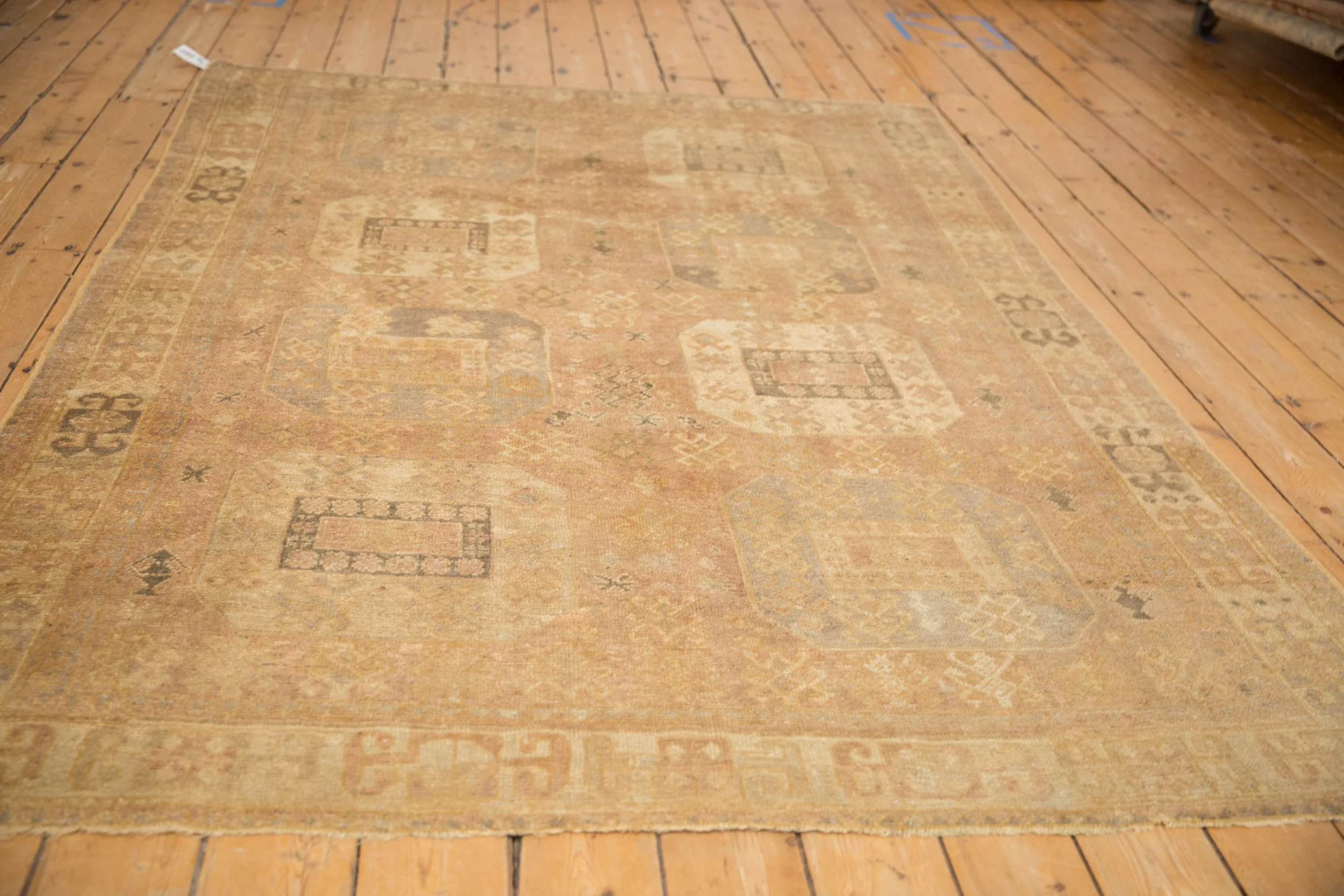 6x8 Vintage Distressed Oushak Carpet - Image 4