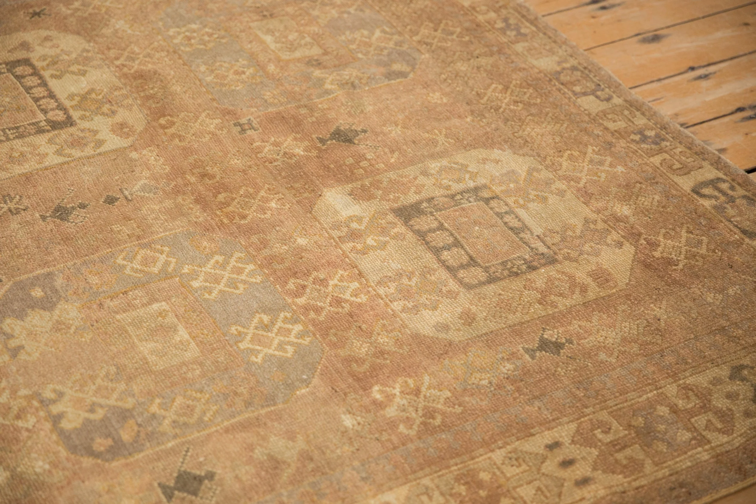 6x8 Vintage Distressed Oushak Carpet - Image 6