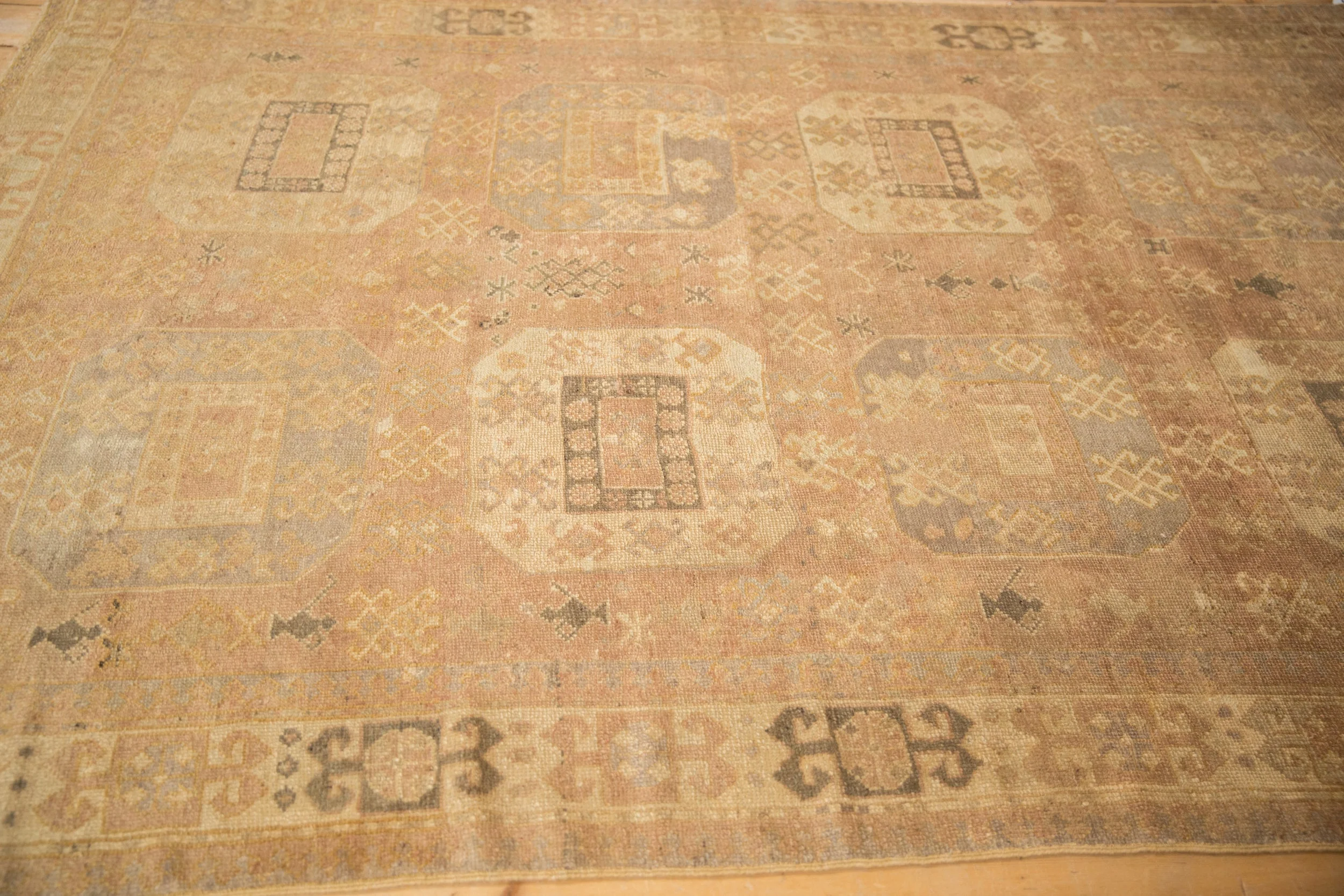 6x8 Vintage Distressed Oushak Carpet - Image 7