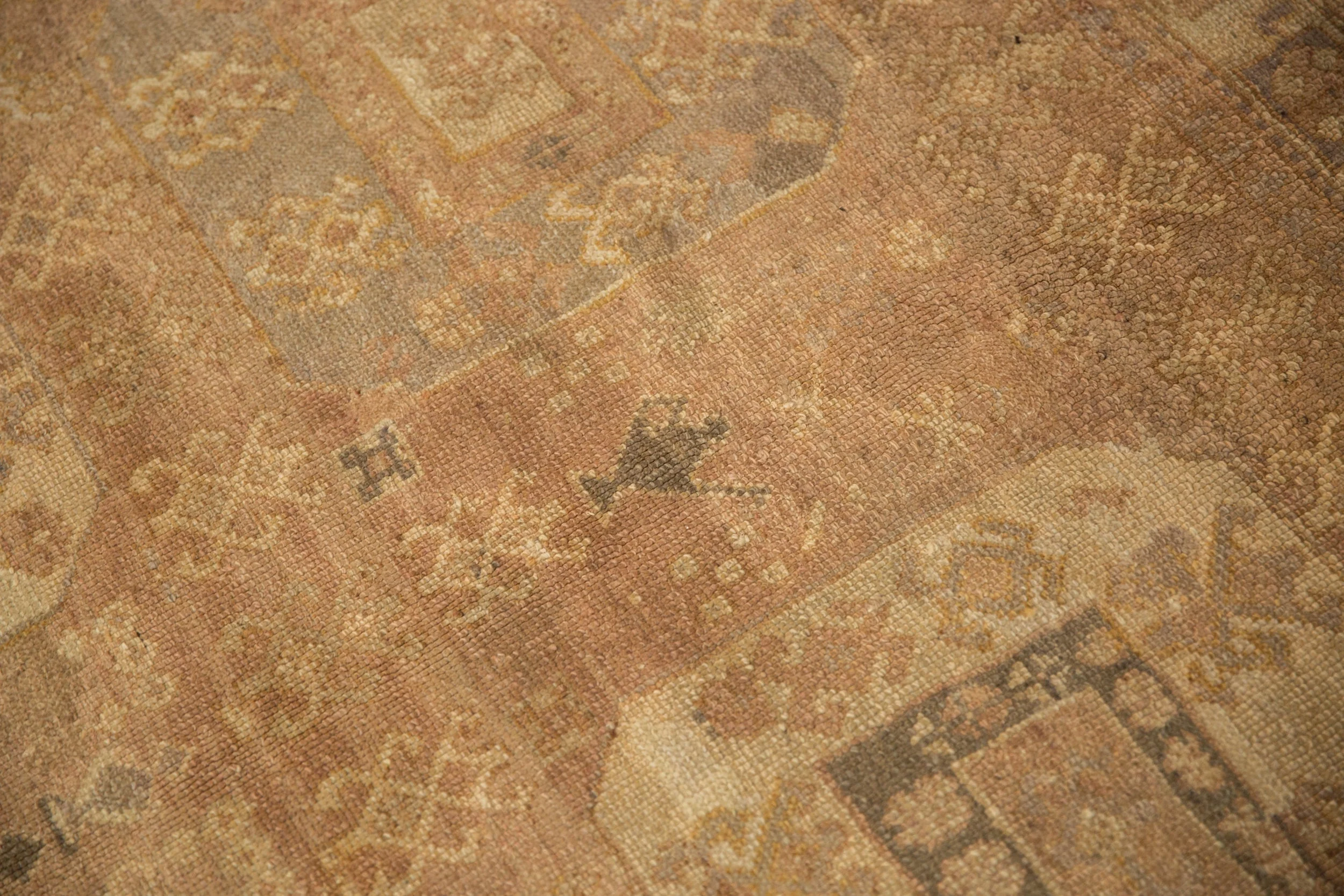 6x8 Vintage Distressed Oushak Carpet - Image 8