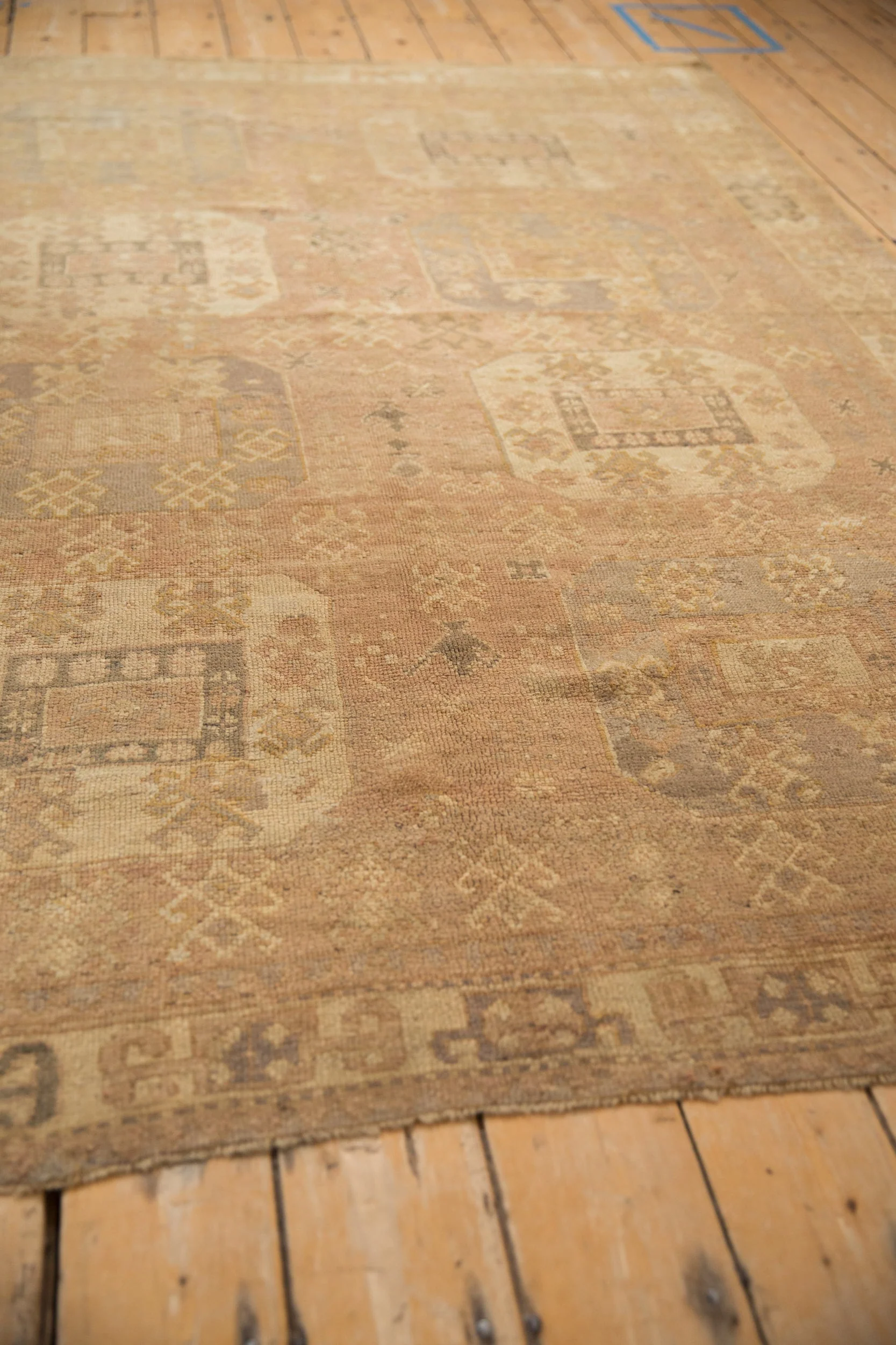 6x8 Vintage Distressed Oushak Carpet - Image 9