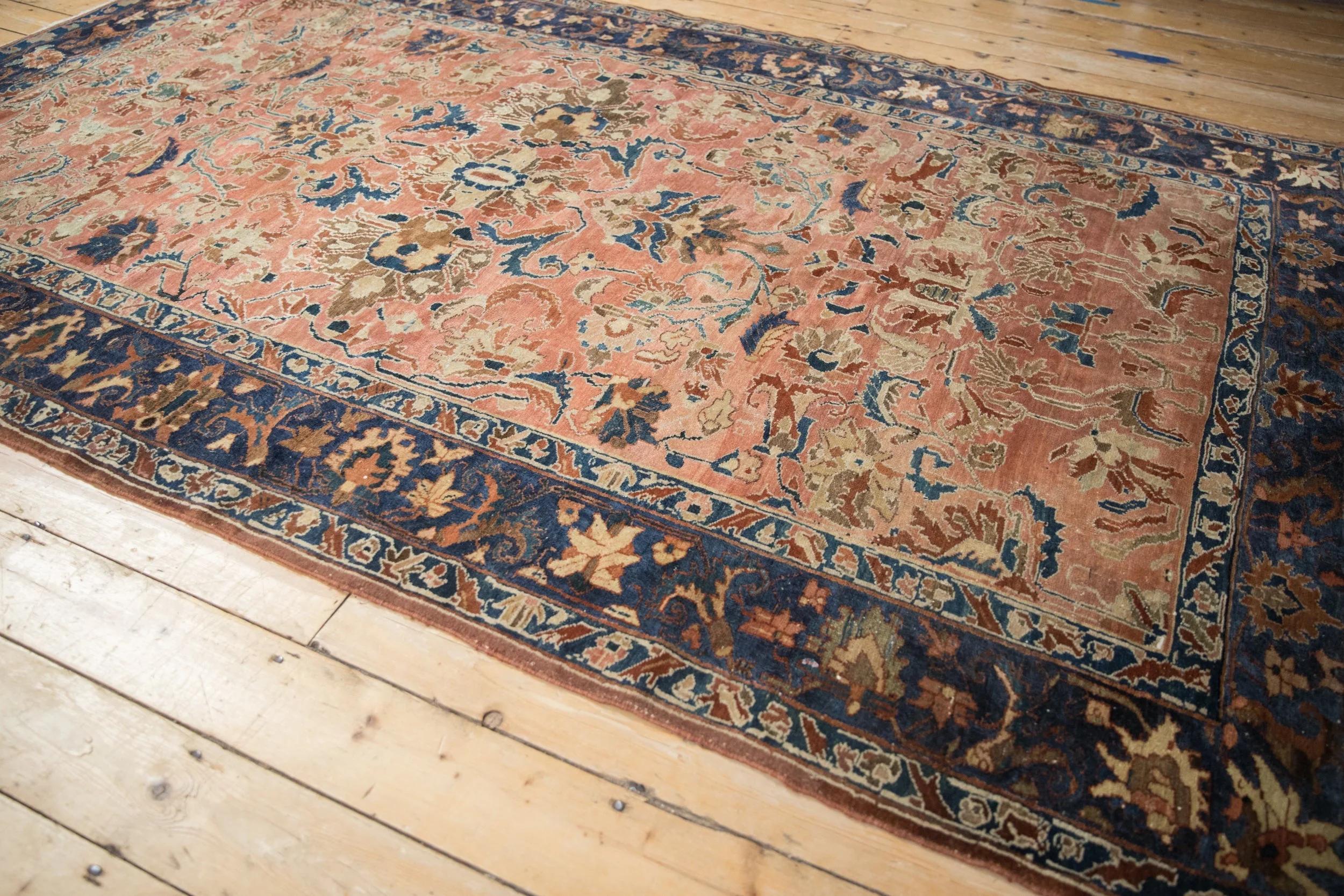 6x9.5 Antique Fine Distressed Lilihan Carpet - Image 11