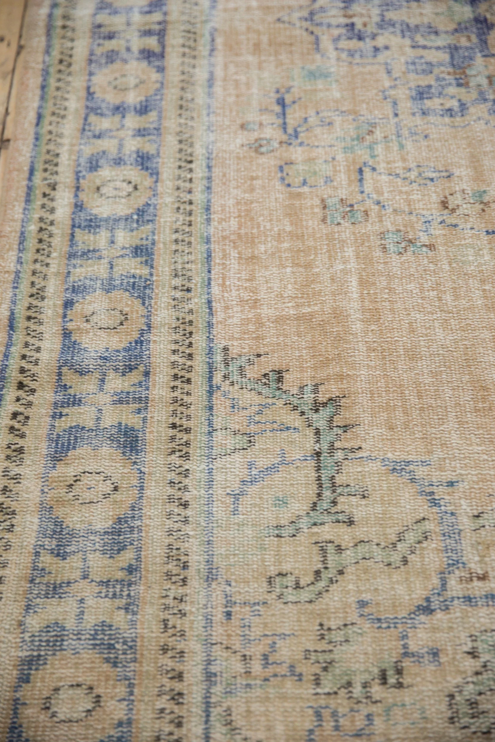 6x9.5 Vintage Distressed Oushak Carpet - Image 7