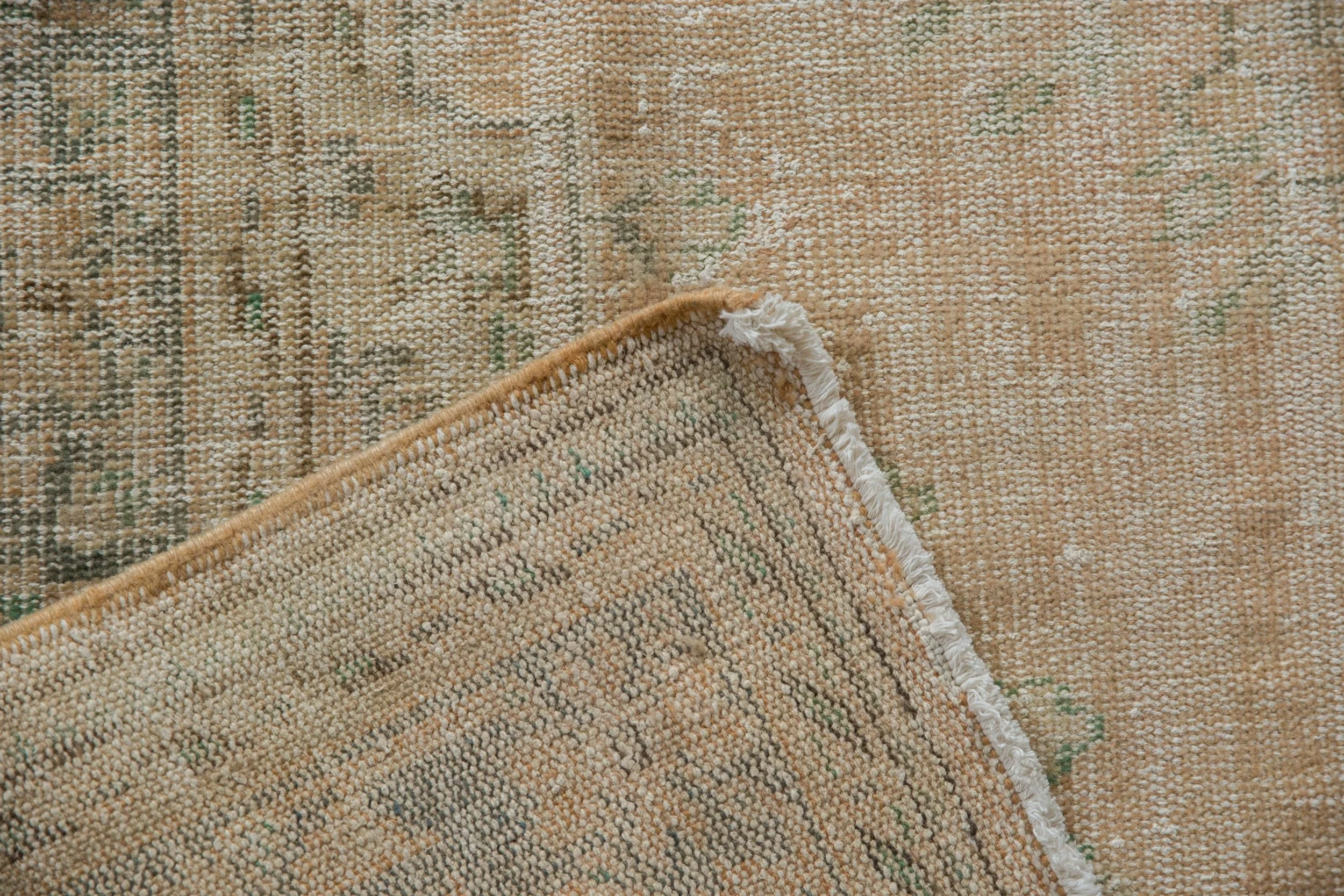 6x9.5 Vintage Distressed Oushak Carpet - Image 10
