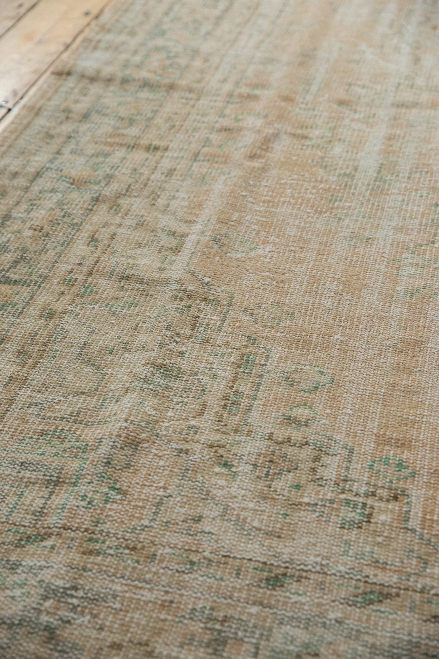 6x9.5 Vintage Distressed Oushak Carpet - Image 8