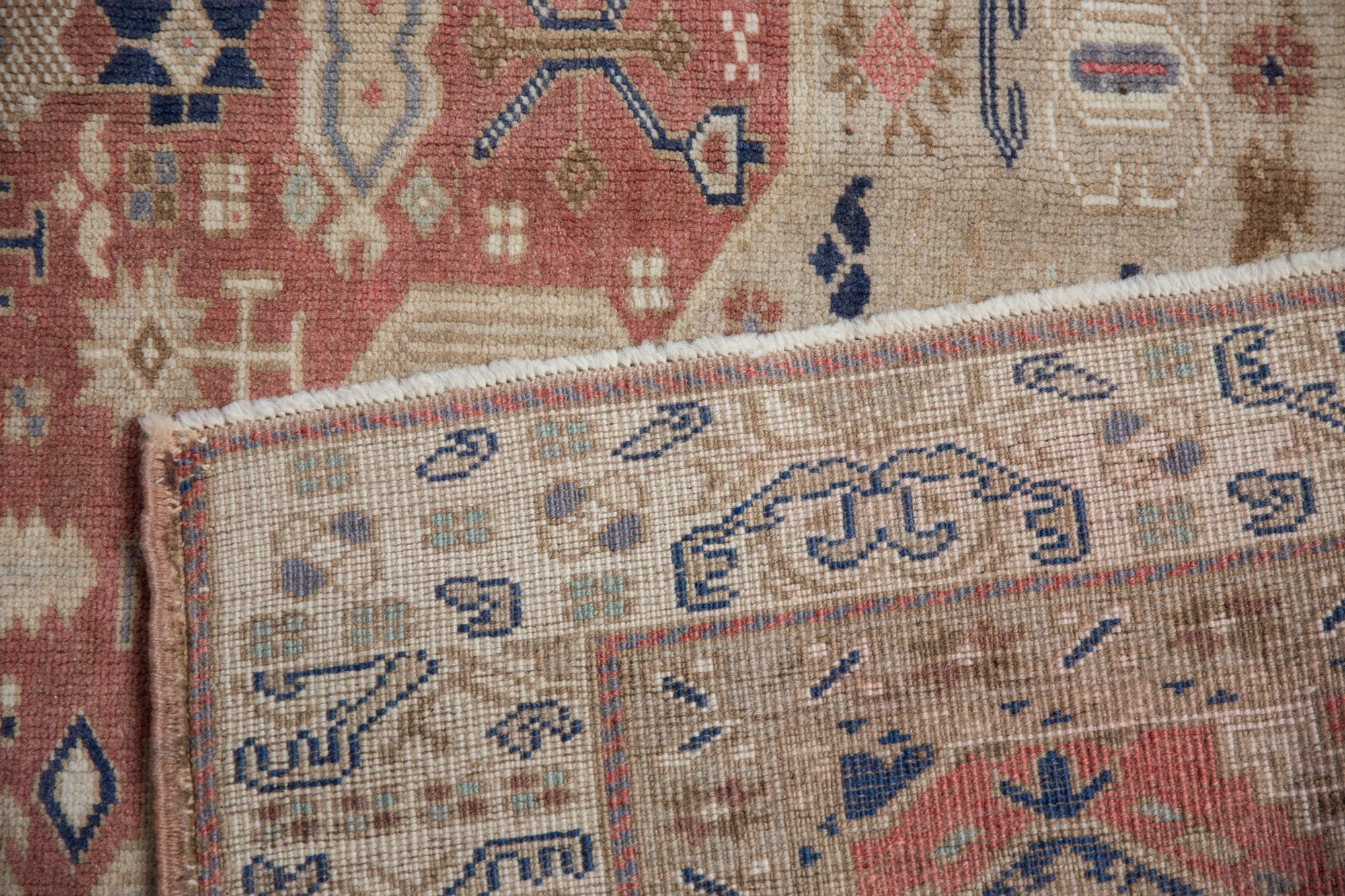 6x9.5 Vintage Distressed Oushak Carpet - Image 15