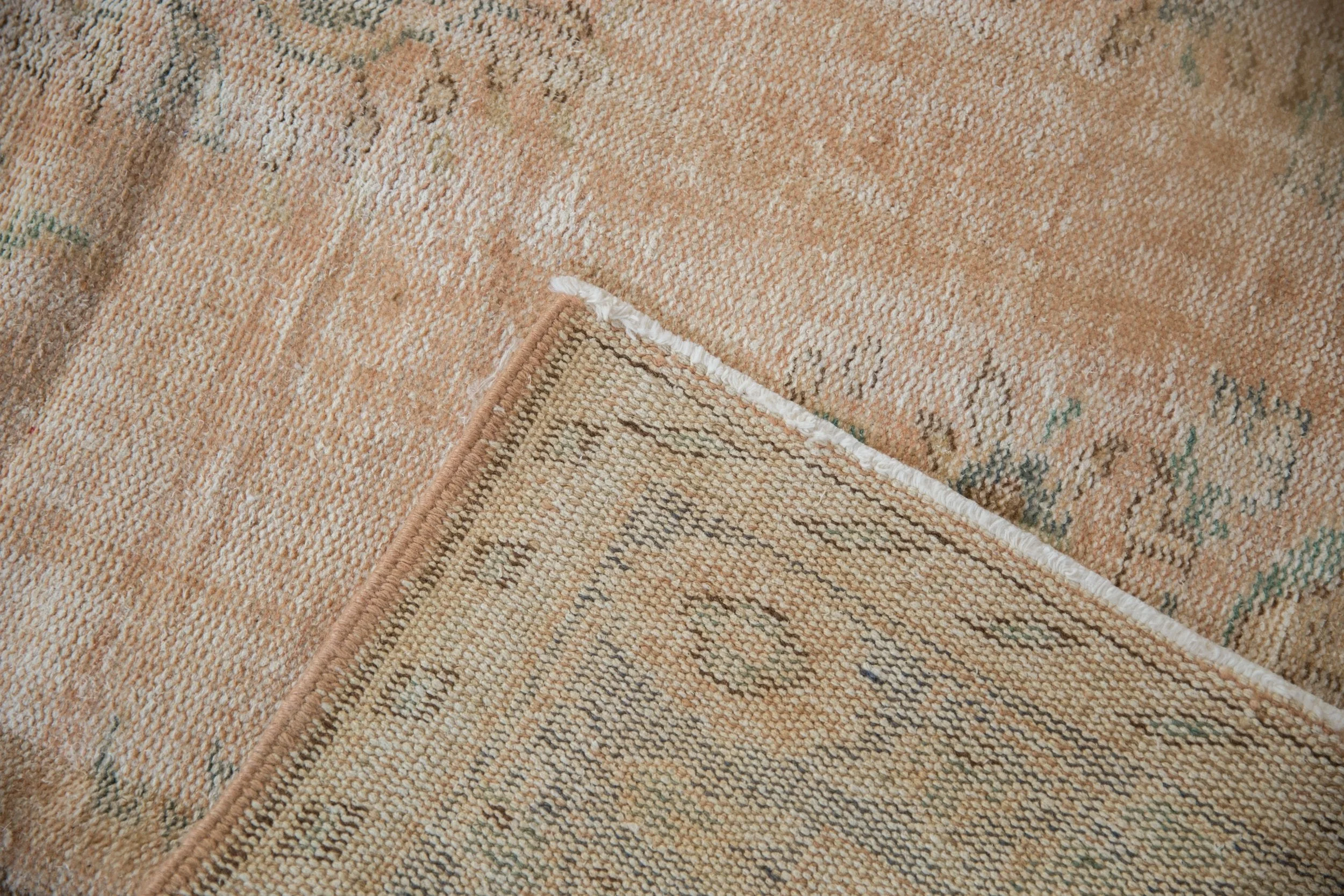 6x9.5 Vintage Distressed Oushak Carpet - Image 9
