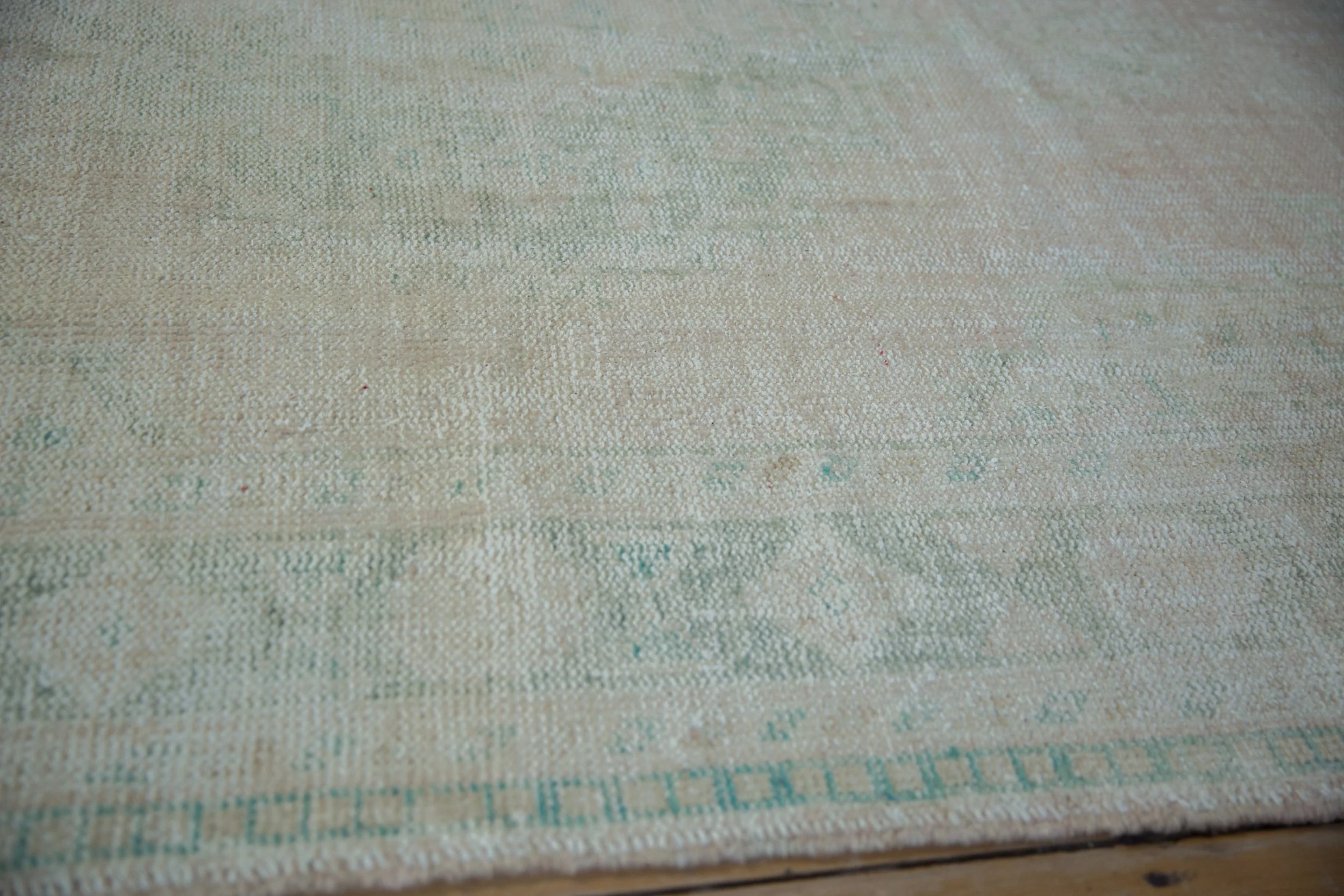 6x9.5 Vintage Distressed Oushak Carpet - Image 8