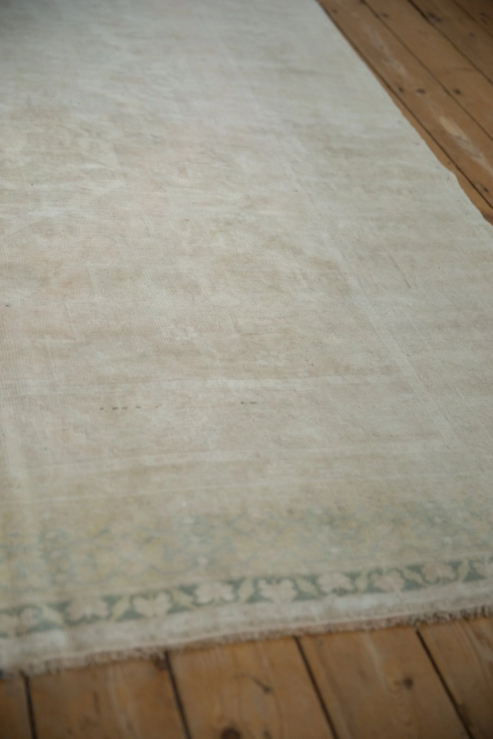 6x9.5 Vintage Distressed Oushak Carpet - Image 6