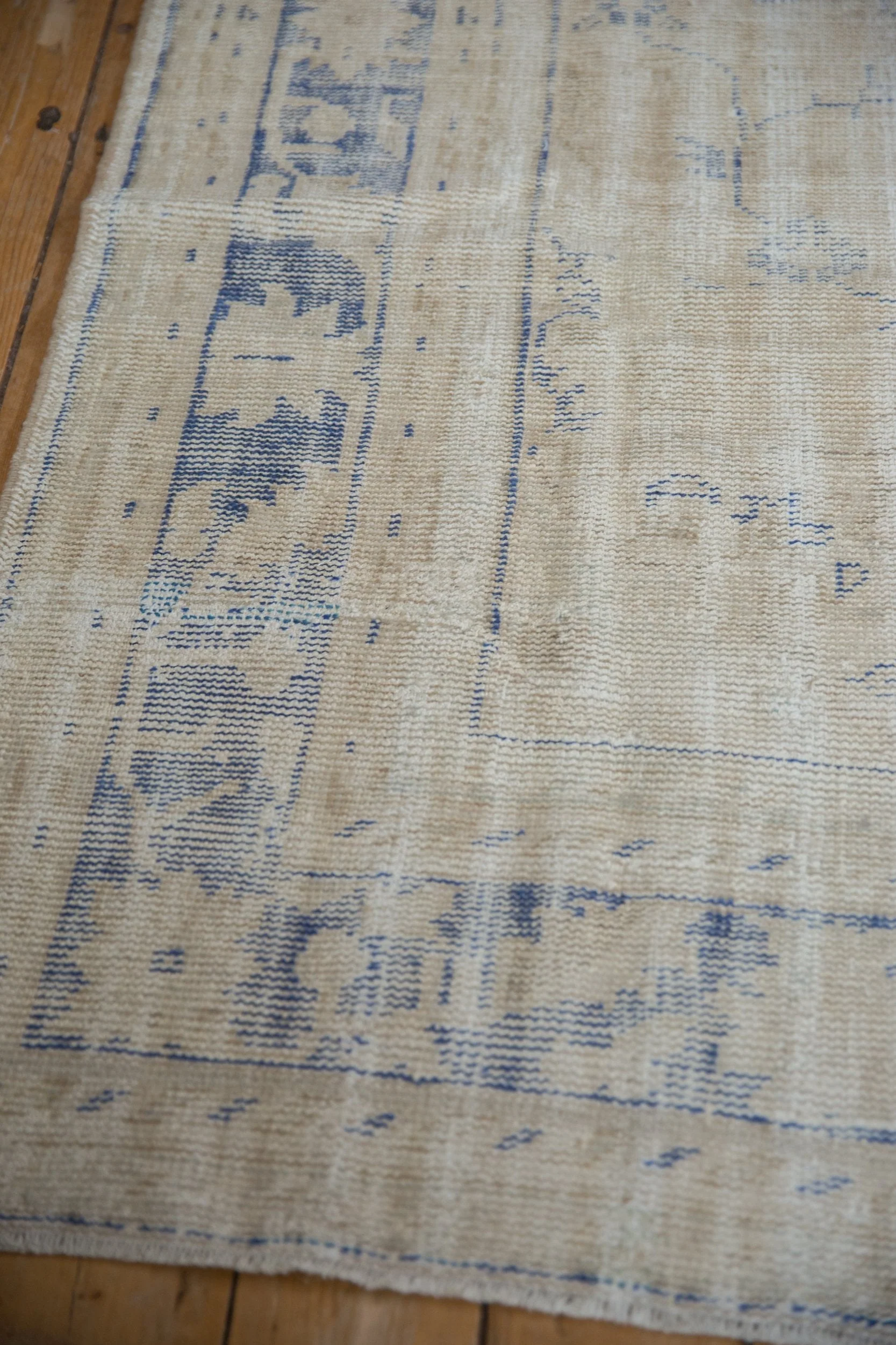 6x9.5 Vintage Distressed Oushak Carpet - Image 6