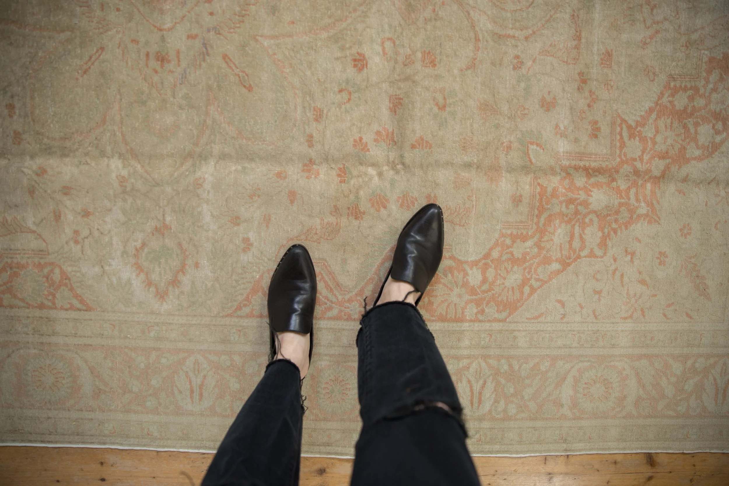 6x9.5 Vintage Fine Distressed Kayseri Carpet - Image 2