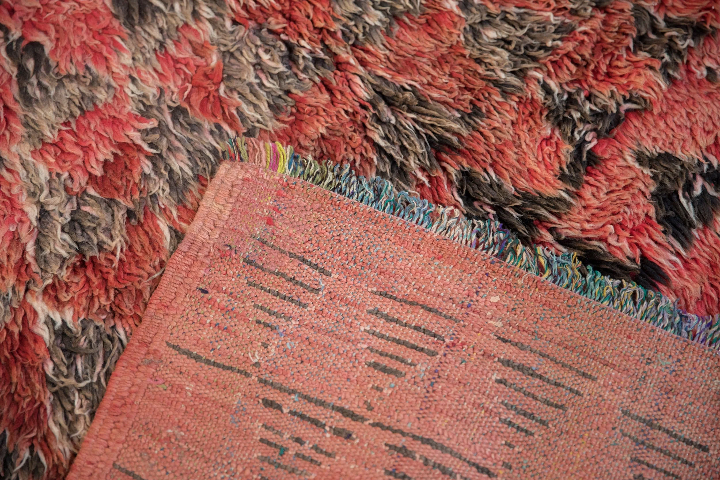6x9.5 Vintage Moroccan Carpet - Image 12