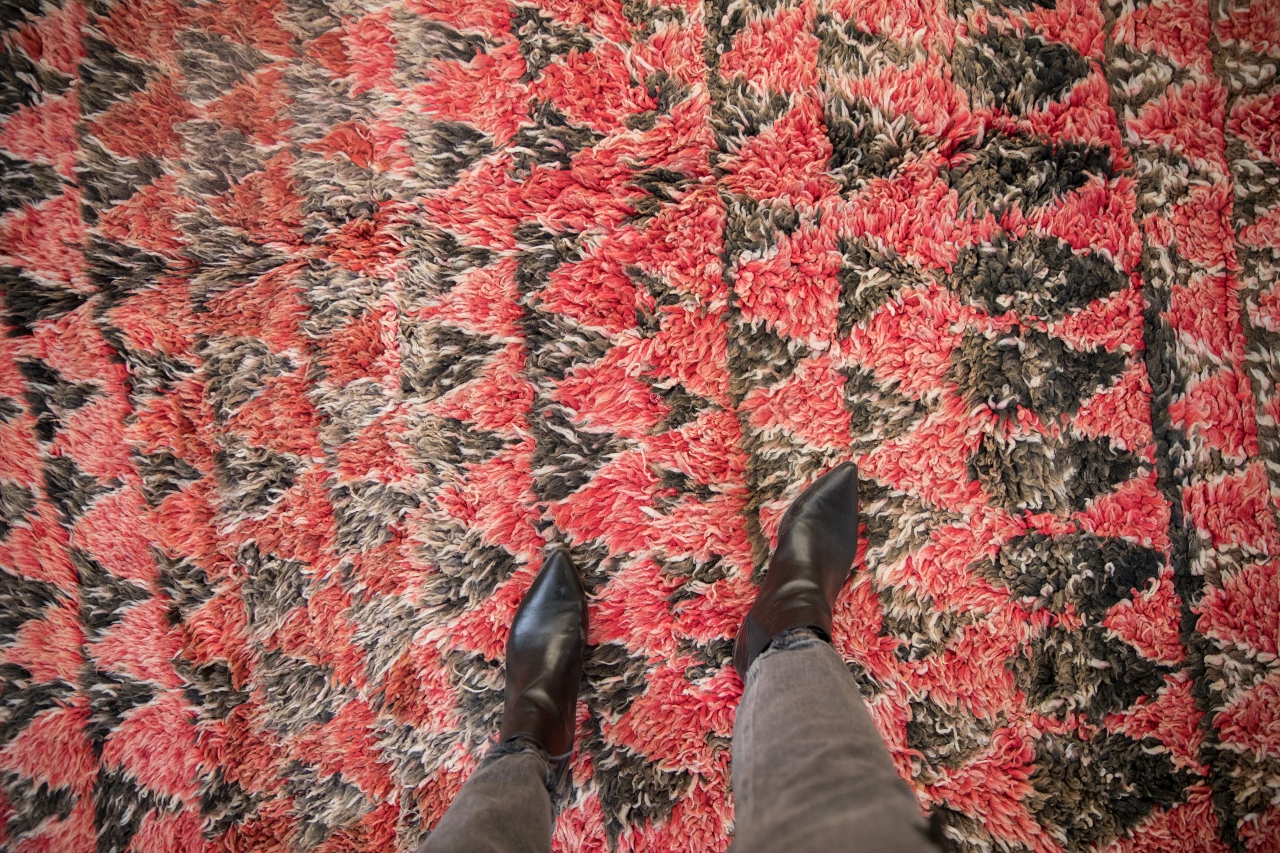 6x9.5 Vintage Moroccan Carpet - Image 2