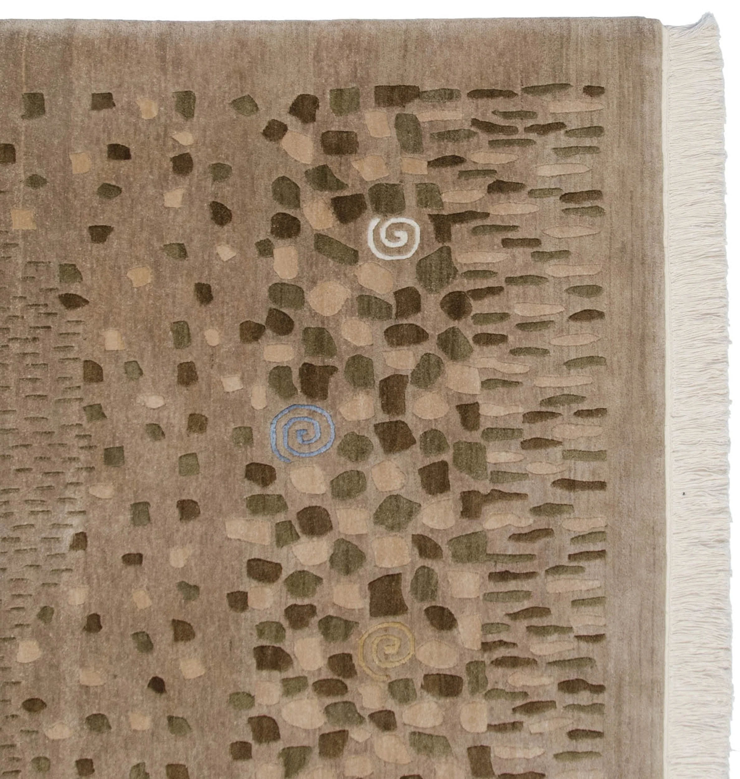 6x9 New Indian Folk Art Design Carpet - Image 5