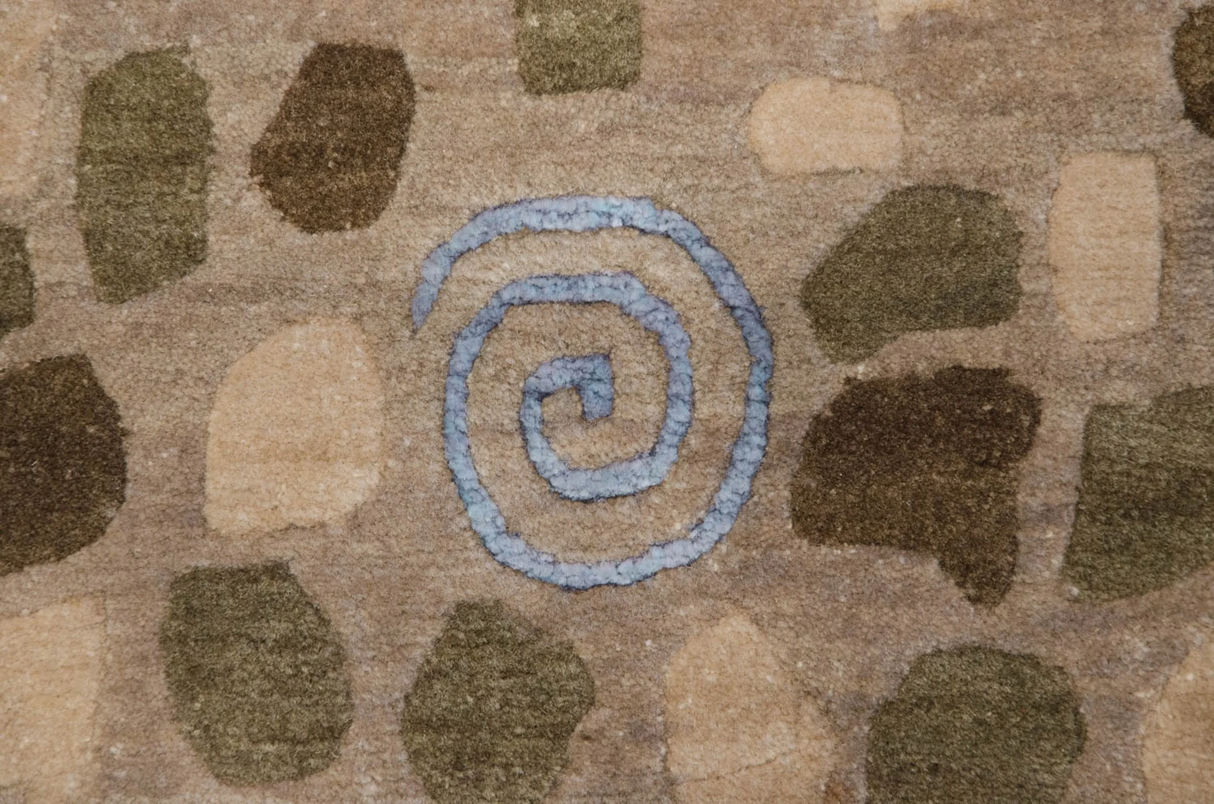 6x9 New Indian Folk Art Design Carpet - Image 7