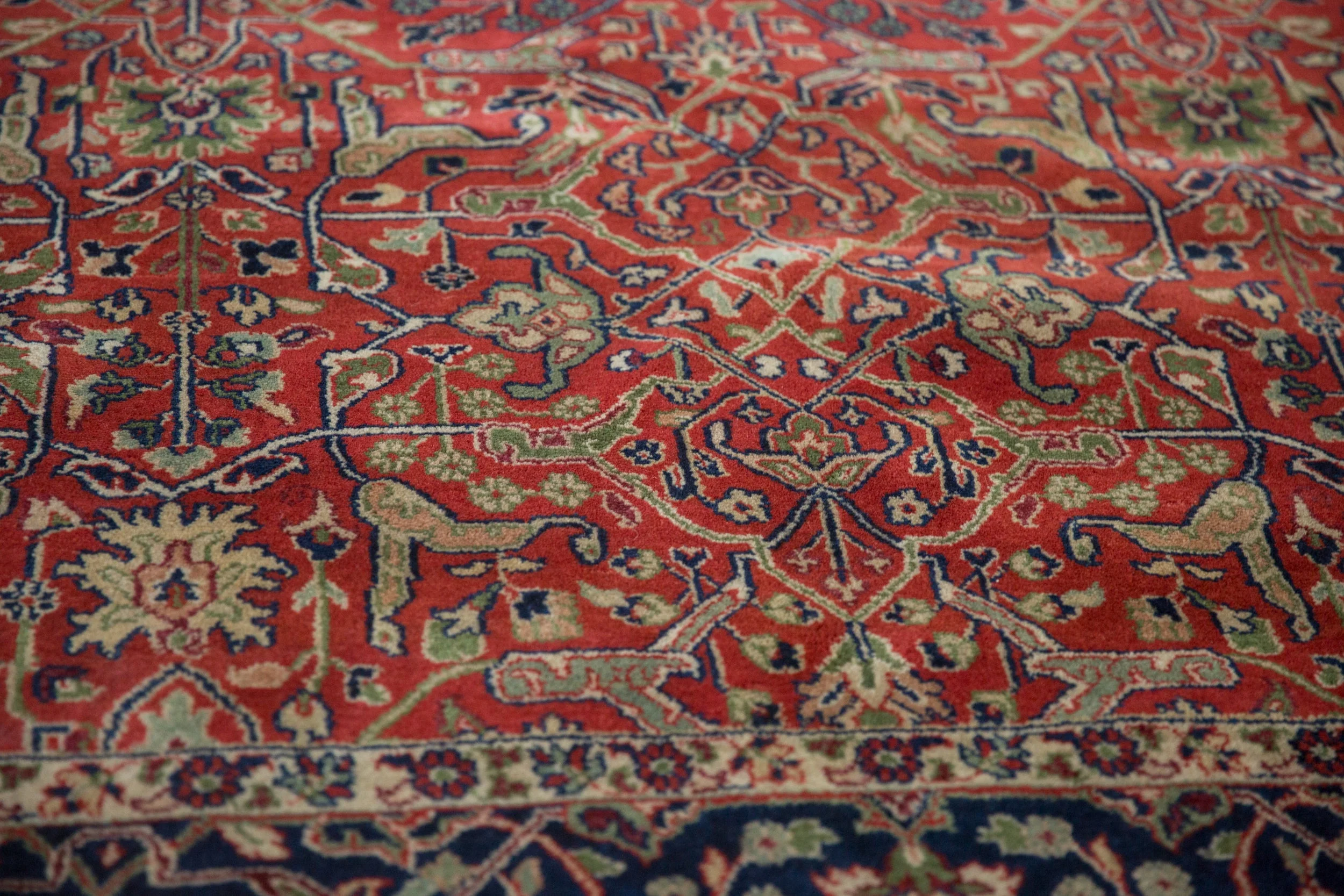 6x9 Vintage Agra Carpet - Image 10
