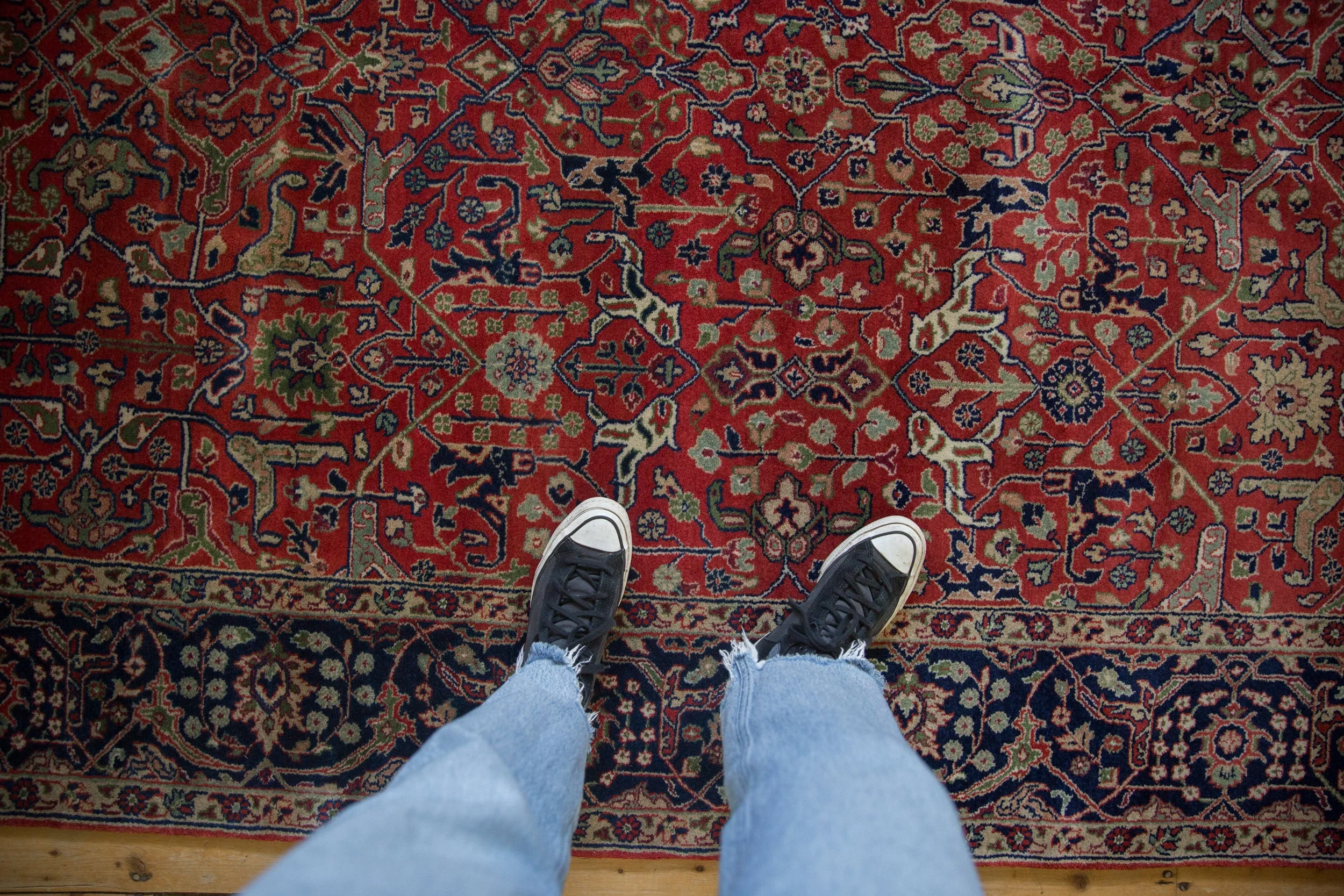 6x9 Vintage Agra Carpet - Image 2