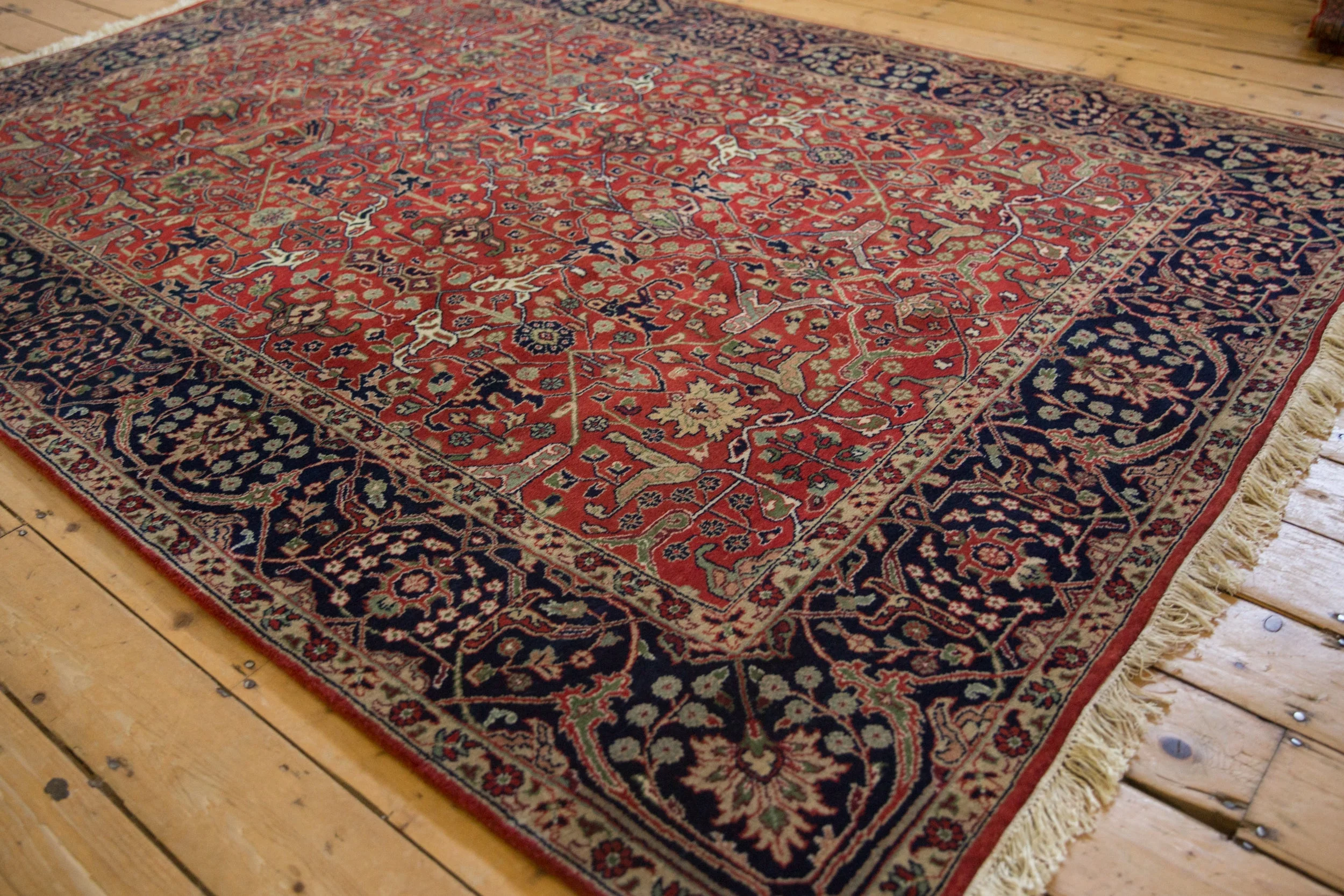 6x9 Vintage Agra Carpet - Image 4