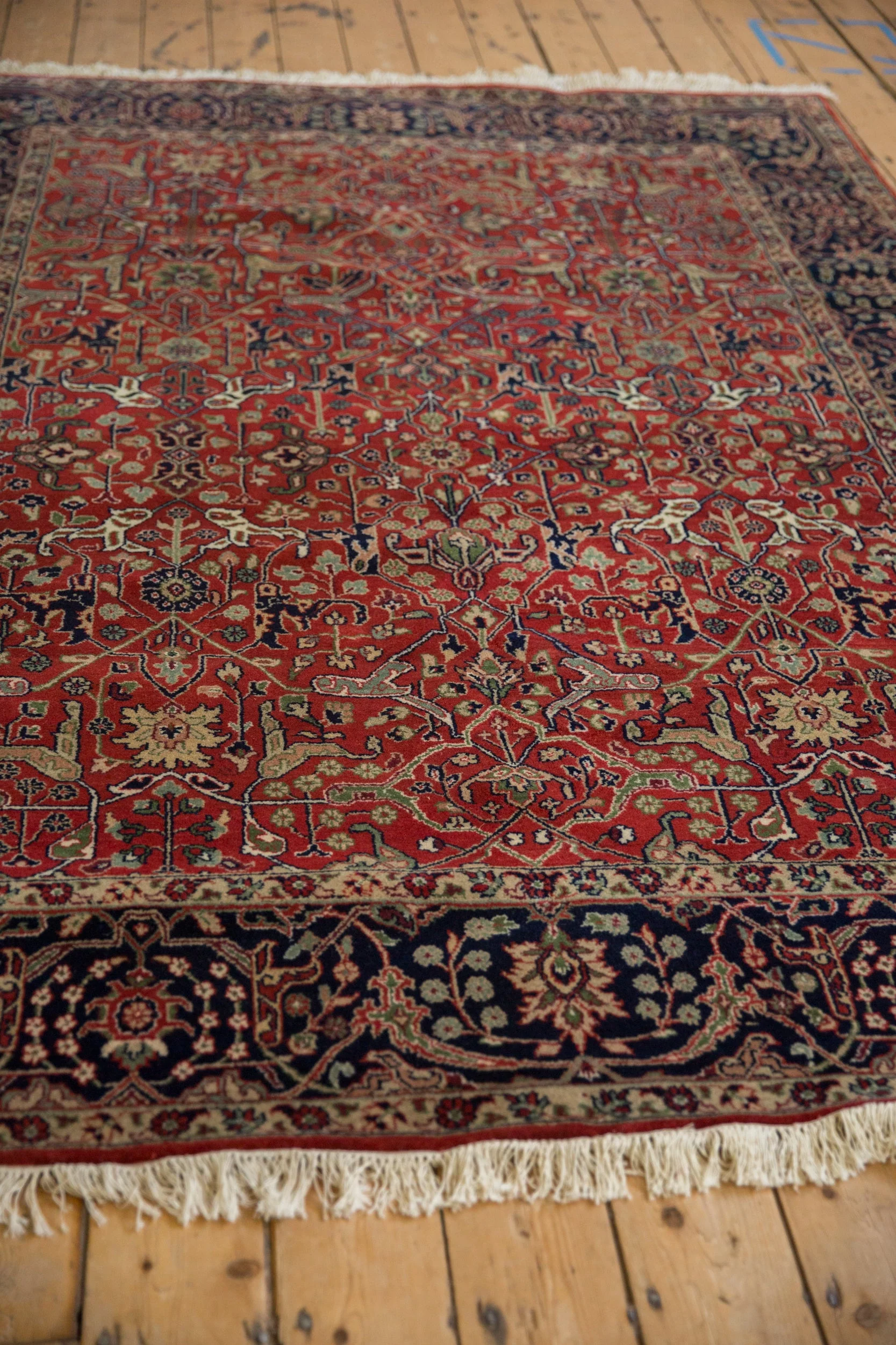 6x9 Vintage Agra Carpet - Image 5