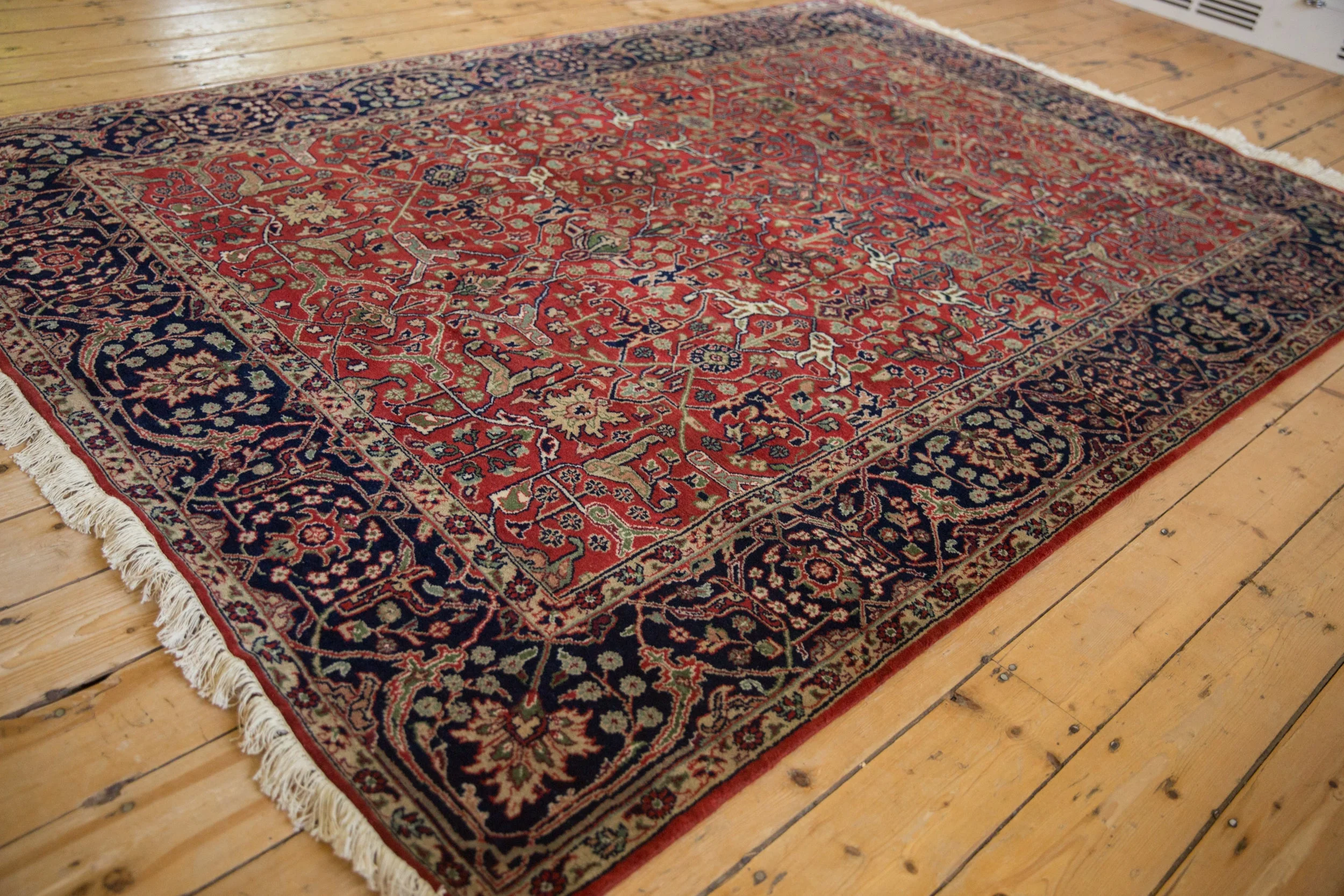 6x9 Vintage Agra Carpet - Image 6