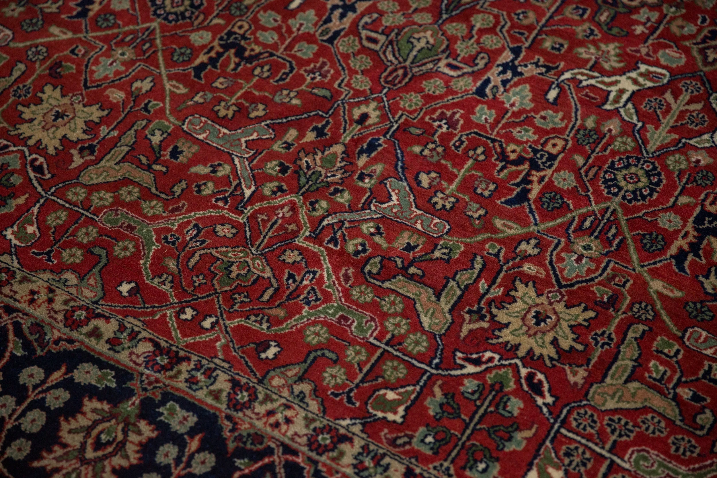 6x9 Vintage Agra Carpet - Image 7